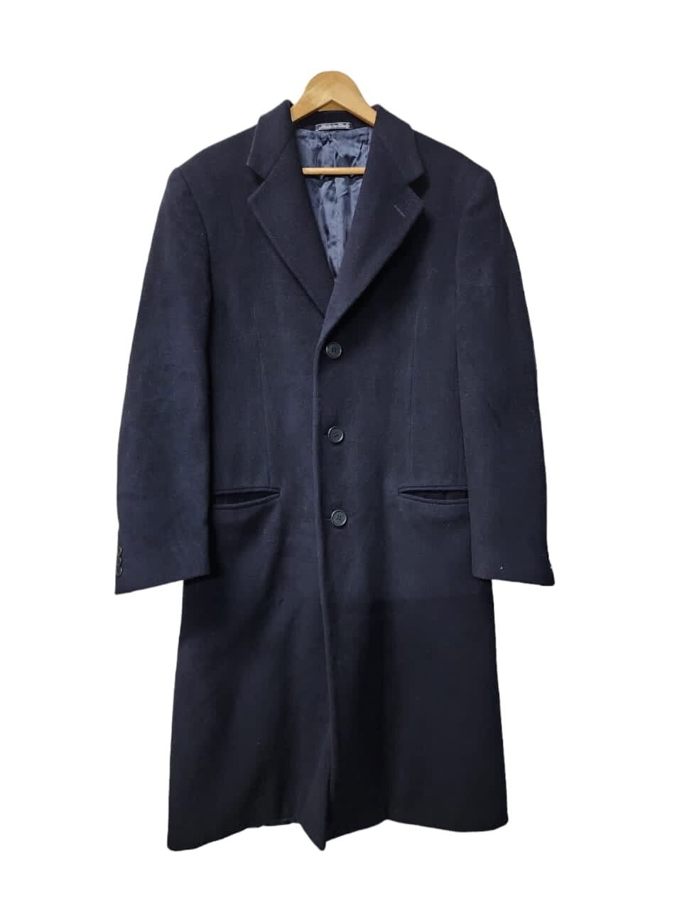 Designer Long Coat Wool GIORGIO ARMANI | Grailed