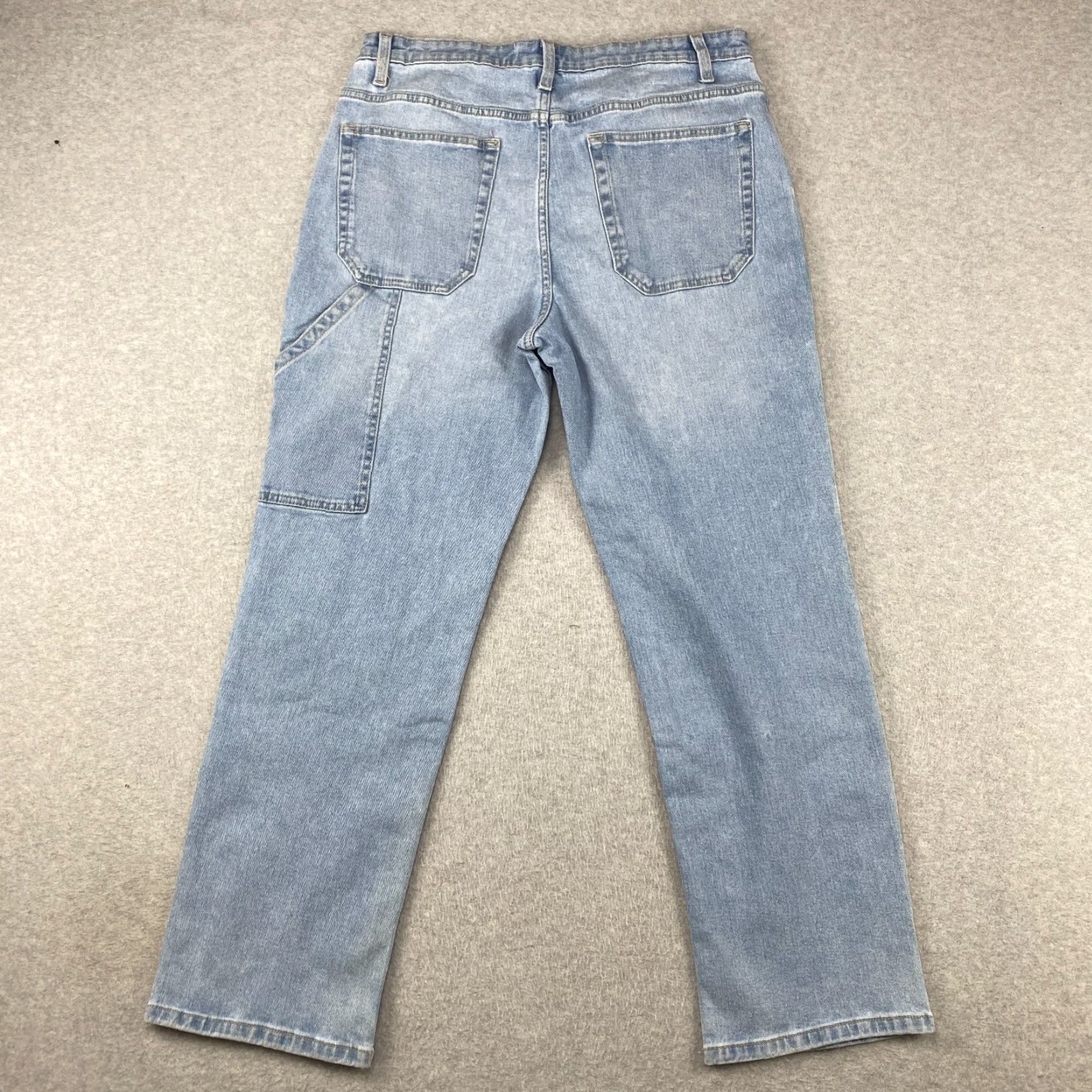 Essentials Amazon Jeans Mens 34X30 Blue Slim Straight 5-Pocket Denim Stretch Available in Regular Size Mens Size US 34 / EU 50 - 2 Thumbnail