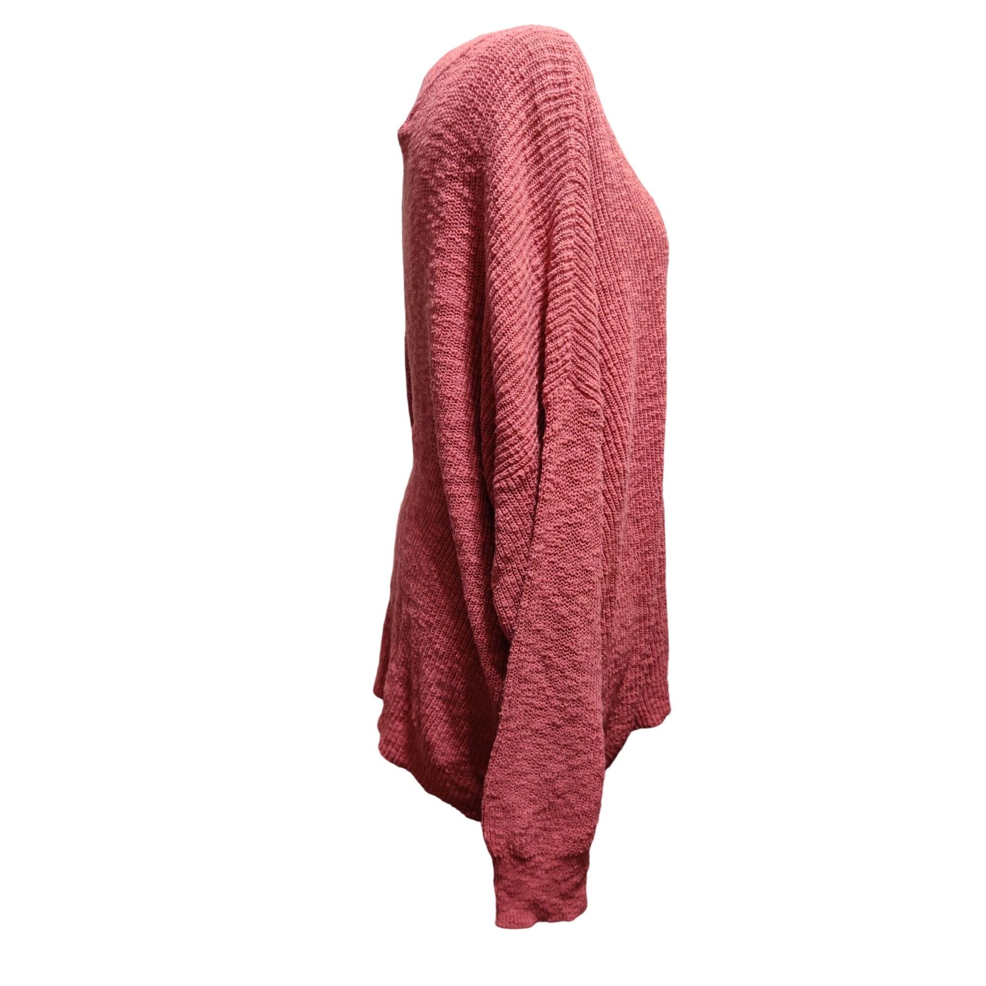 Sonoma SONOMA 3X Plus Size Pink Cotton Knit Sweater V Neck Lightwei Size 3XL / US 20-22 - 2 Thumbnail