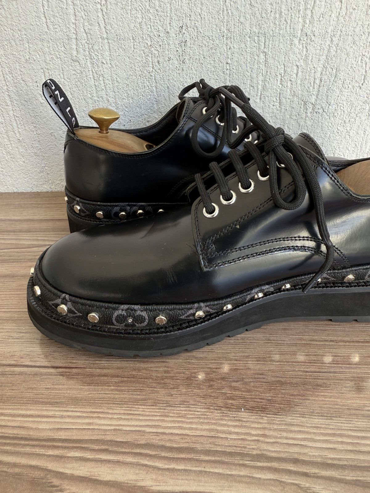 Louis Vuitton ice Line Derby with monogram eclipse Size US 7 / EU 40 - 16 Thumbnail