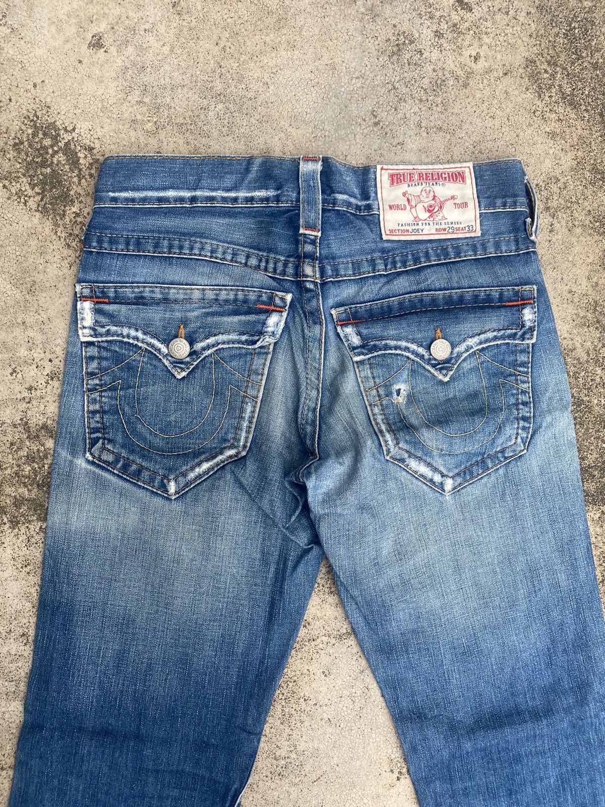 If Six Was Nine × Japanese Brand × True Religion Flare Jeans True Religion Distressed Bootcut Size US 33 - 22 Thumbnail