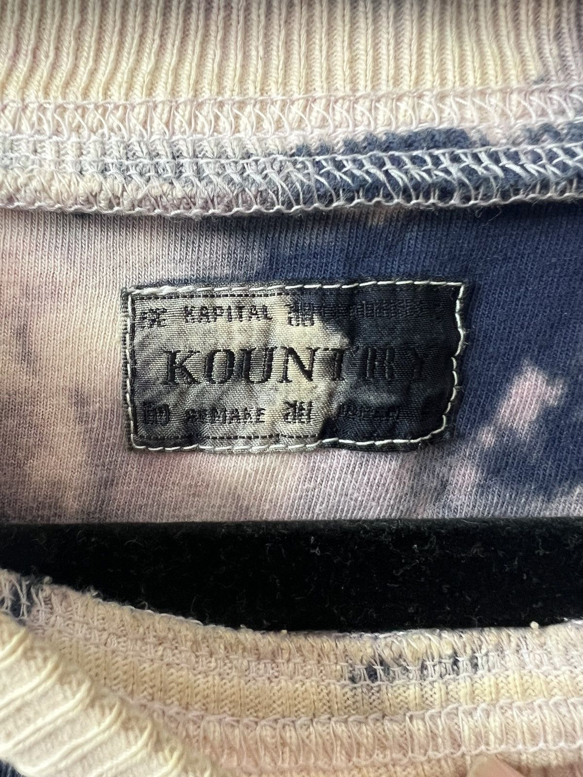 Kapital × Kapital Kountry FLEECE KNIT BIVOUAC BIG SWEAT (VIRGIN MARY ASHBURY DYED) Size US L / EU 52-54 / 3 - 4 Thumbnail