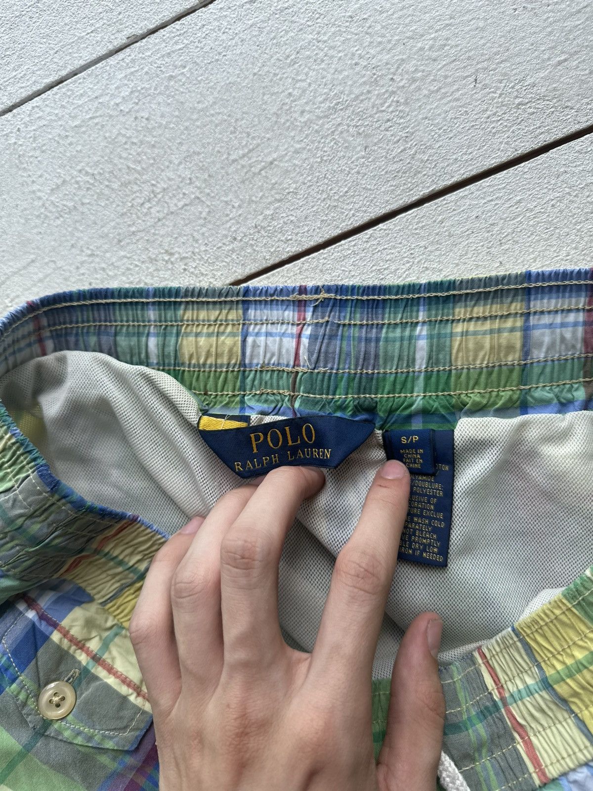 Vintage 🚨 RALPH LAUREN POLO LOGO VINTAGE SHORTS S hawaii rare Size US 29 - 11 Thumbnail