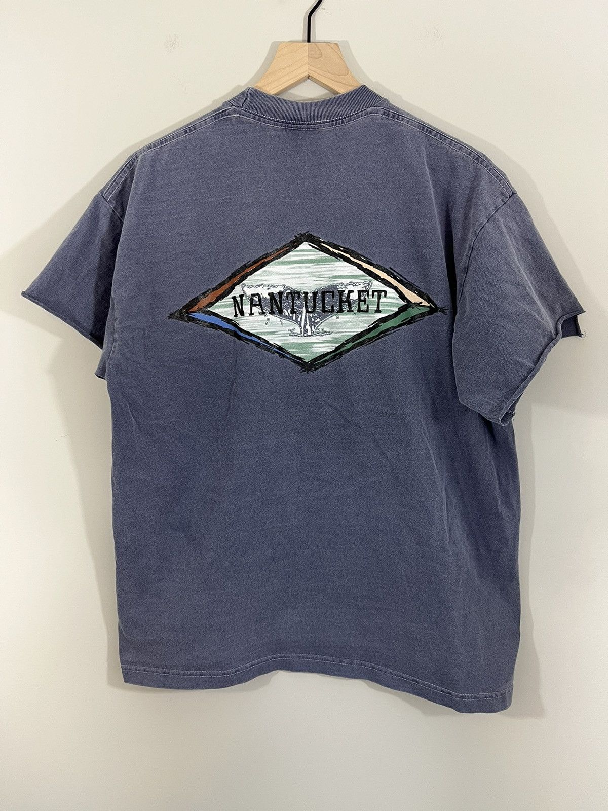 Vintage Sun Faded Nantucket Distressed Thrashed Tee Size US L / EU 52-54 / 3 - 8 Thumbnail