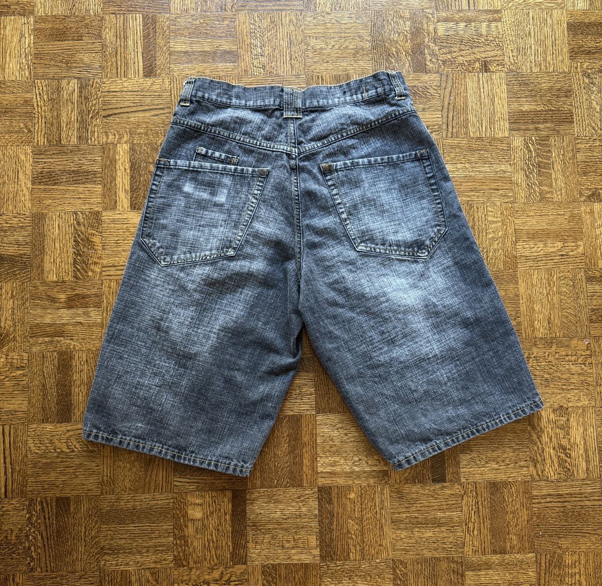 Karl Kani Vintage Y2K Kani Gold Denim Wide Leg Baggy Jean Shorts Size US 32 / EU 48 - 1 Thumbnail