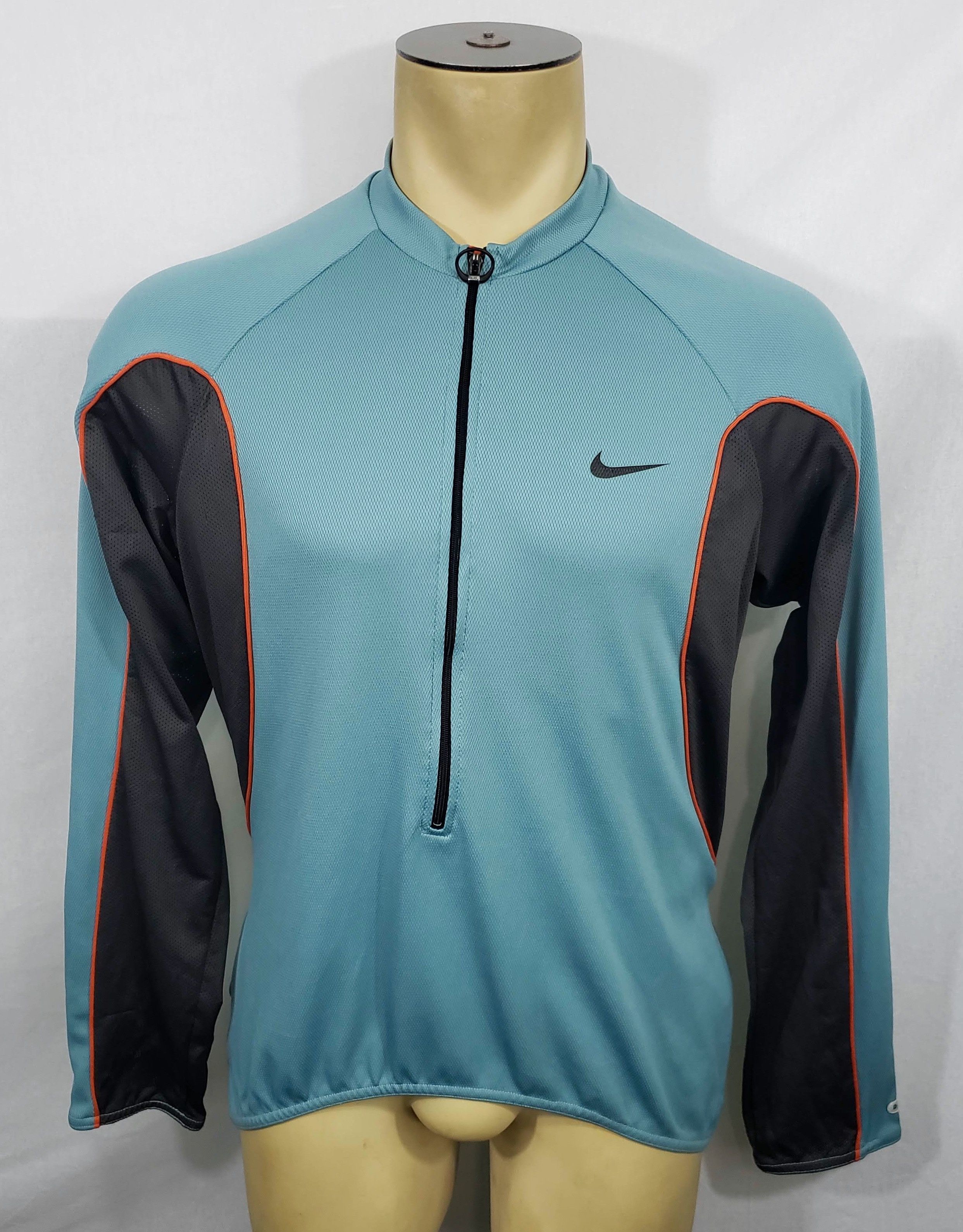 Nike × Nike ACG Vtg 90s Nike ACG USA 3/4 zip long sleeve cycling jersey Size US M / EU 48-50 / 2 - 1 Thumbnail