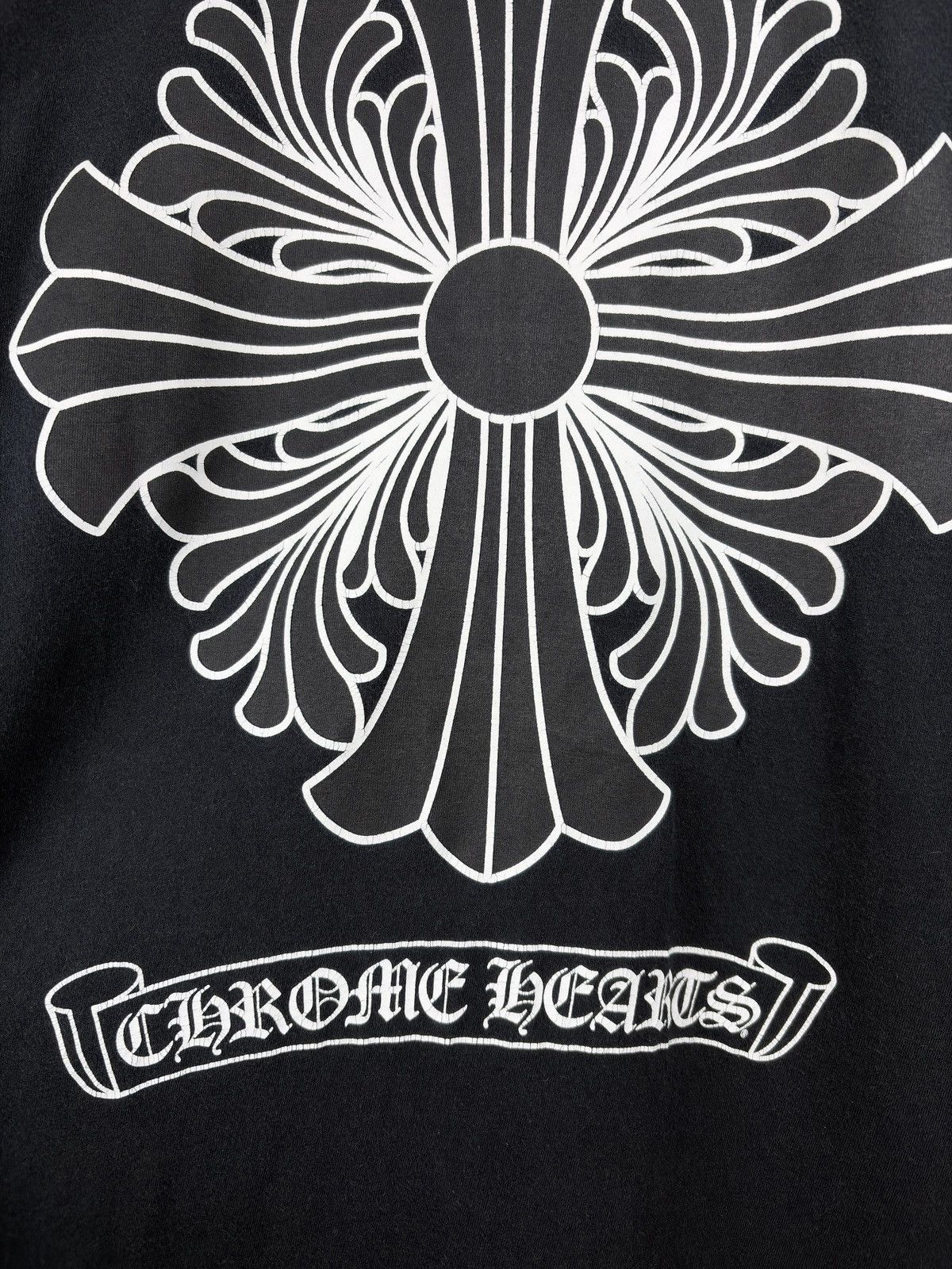 Chrome Hearts Chrome Hearts Vintage Plus Cross Logo Longsleeve Tshirt Size US S / EU 44-46 / 1 - 2 Thumbnail