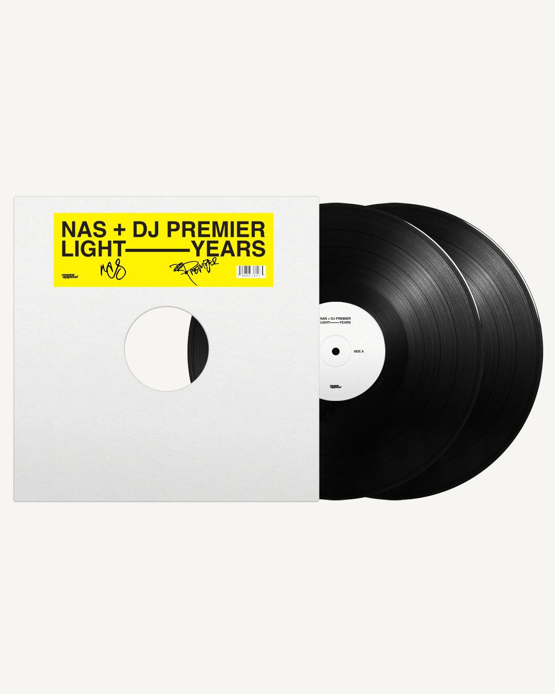Delicious Vinyl Nas & DJ Premier Light-Years LP Vinyl (Signed By Both) Size ONE SIZE - 1 Thumbnail