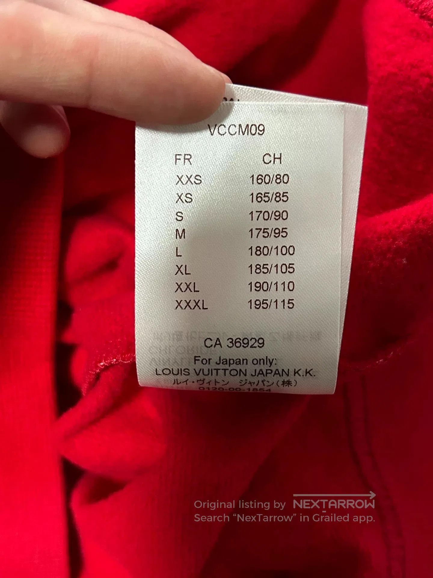 Louis Vuitton Lv x Supreme Logo Hoodie Red. Size US L / EU 52-54 / 3 - 7 Thumbnail