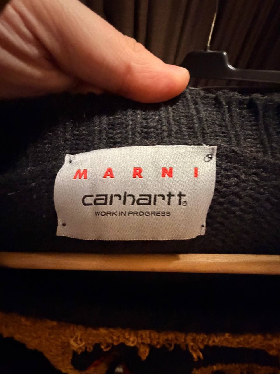 Carhartt Wip × Marni Carhartt x Marni Knit Sweater Size US L / EU 52-54 / 3 - 3 Thumbnail