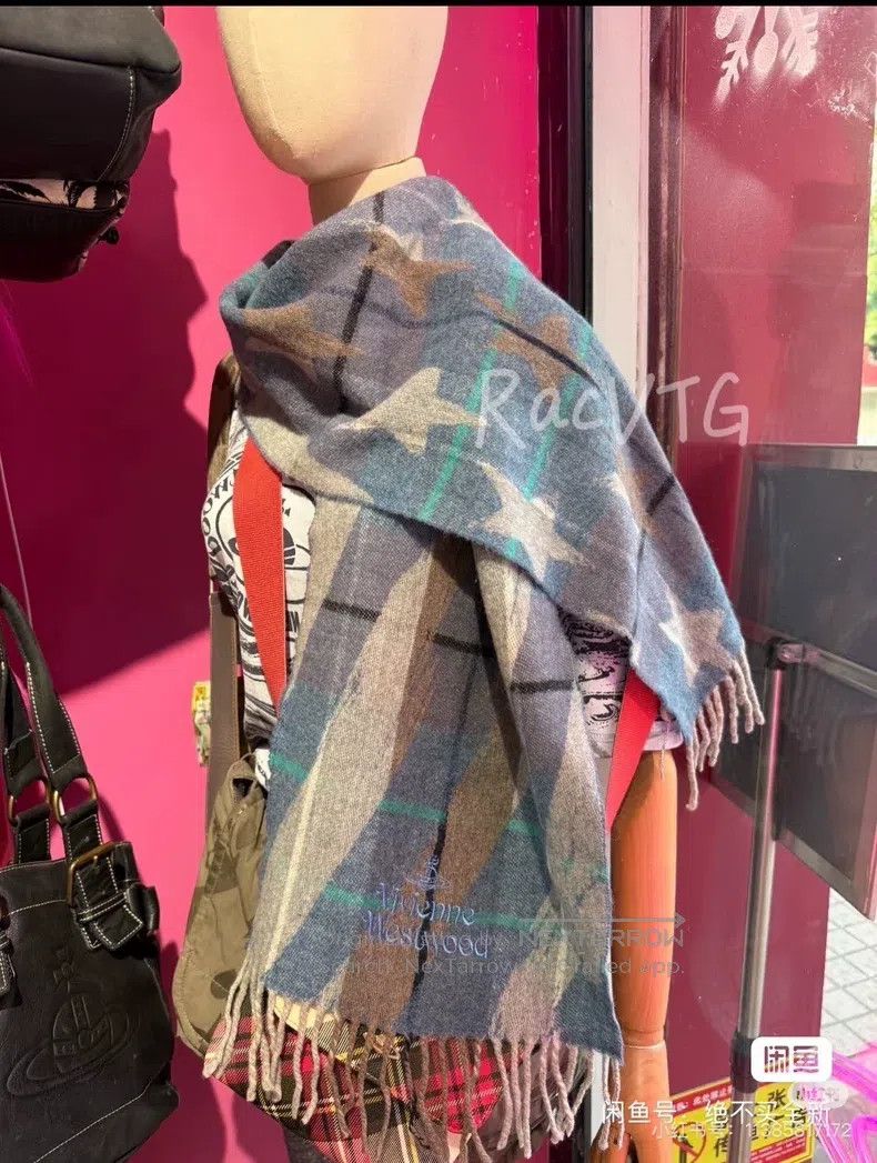 Vivienne Westwood Vivienne Westwood Checked Scarf Size ONE SIZE - 6 Thumbnail