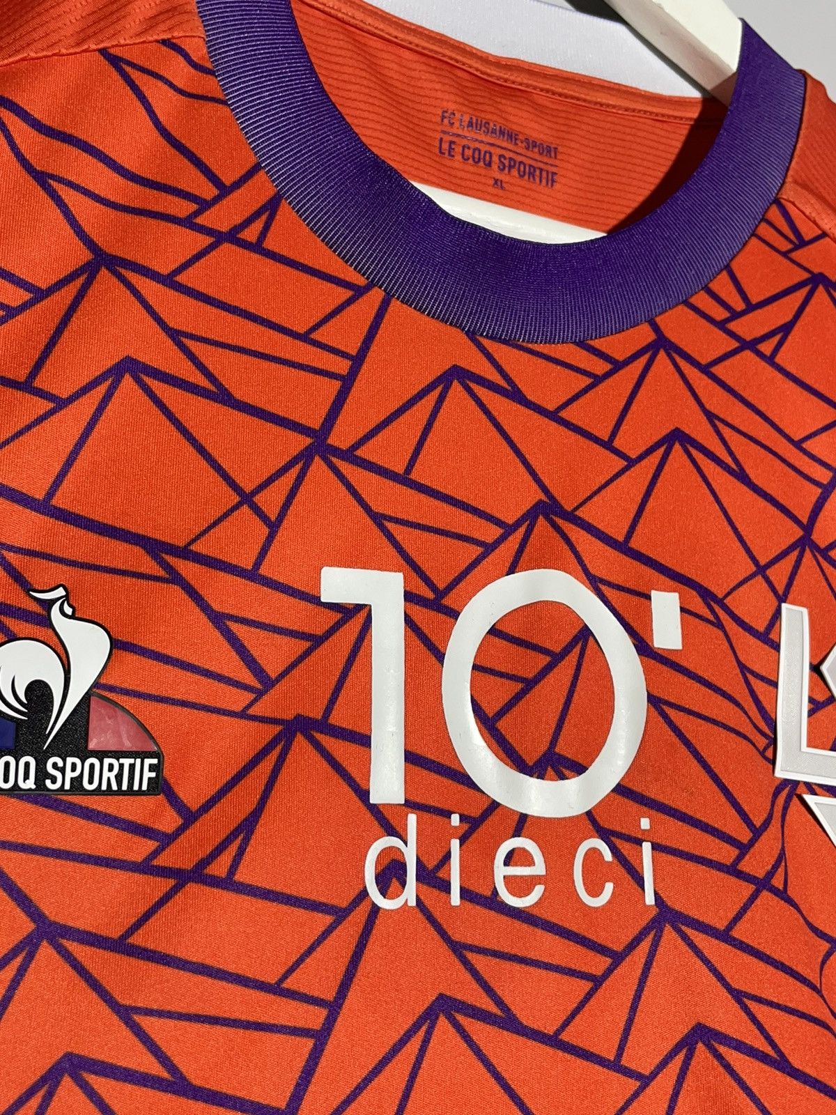 Le Coq Sportif Lausanne Sport Le Coq Sportif 2023/24 Away Football Shirt Size US XL / EU 56 / 4 - 8 Thumbnail