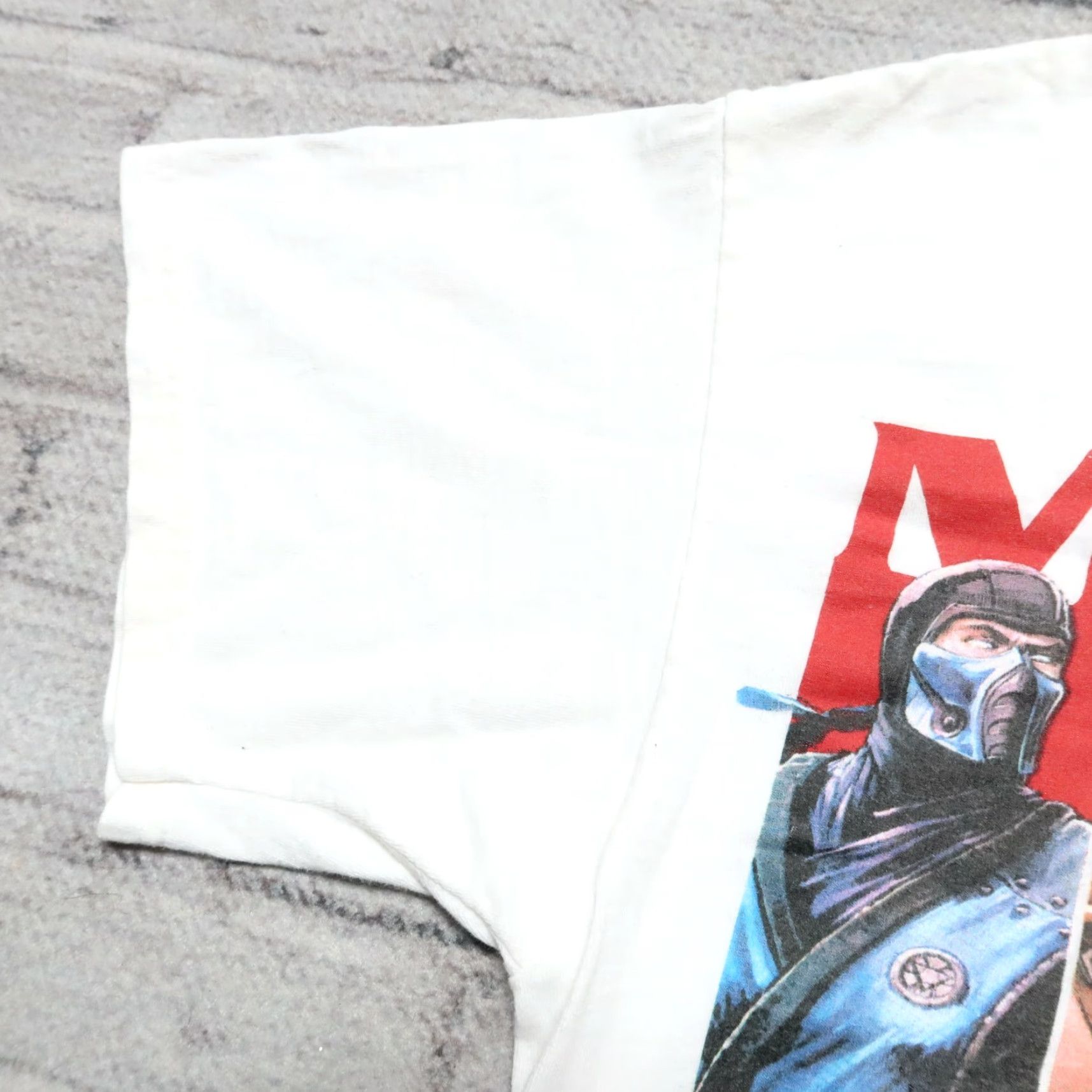 Jerzees Vintage Mortal Kombat Shirt Mens X-Large White Jerzees Regular Size XS? Size US XL / EU 56 / 4 - 5 Thumbnail
