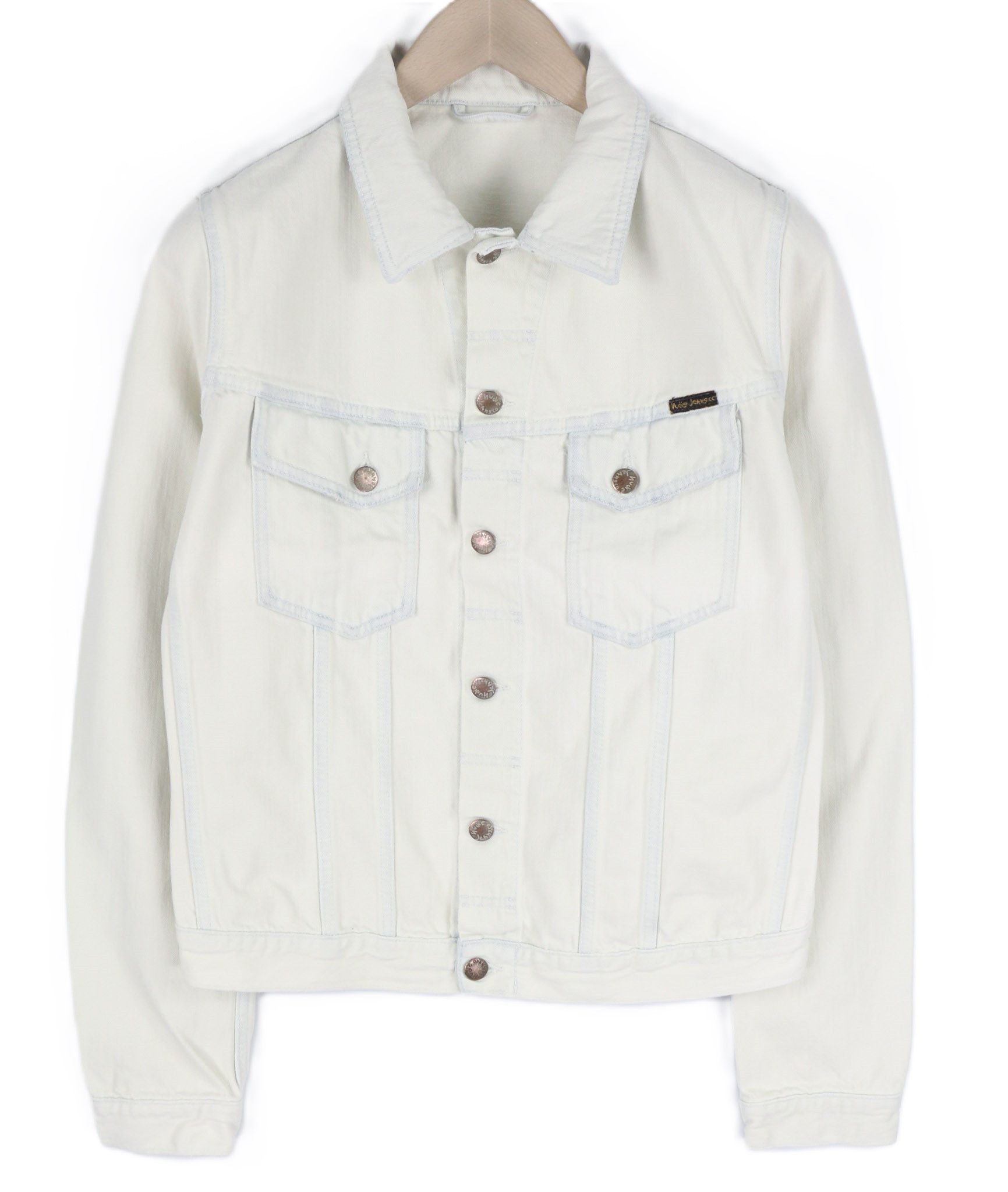 Nudie Jeans TERRY M Extreme Bleach Light Spread Pockets Jacket 81030 Size US M / EU 48-50 / 2 - 1 Thumbnail