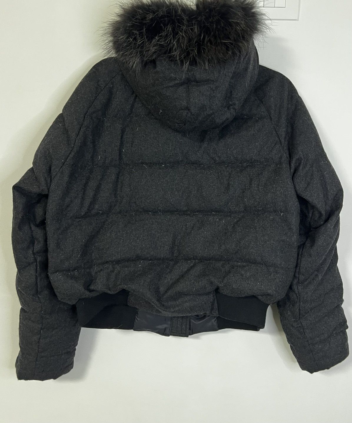Moncler Moncler down jacket black L wool Size L / US 10 / IT 46 - 2 Thumbnail