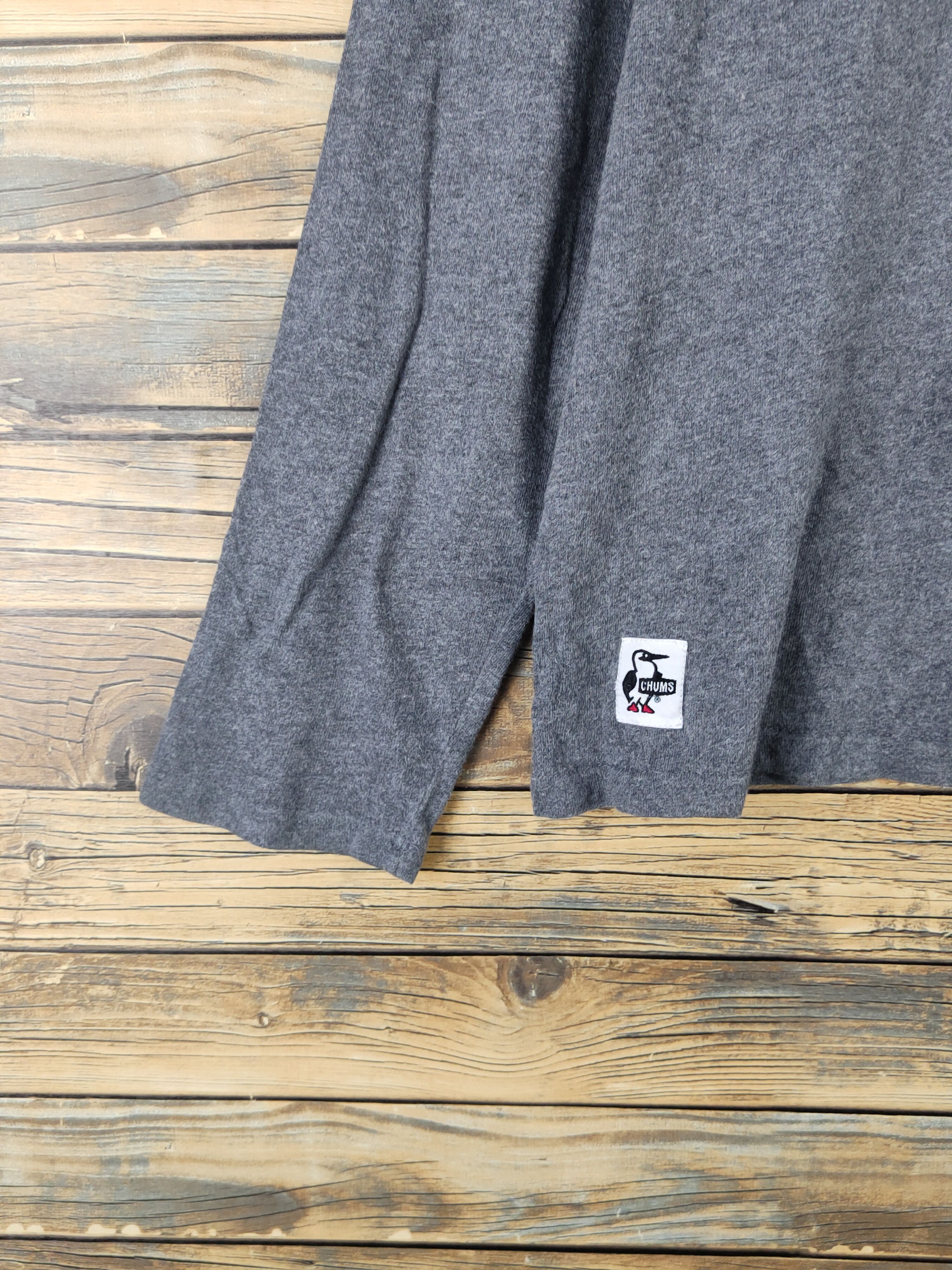 Chums Chums Dark Gray Long Sleeve T-shirts #W1680 Size US L / EU 52-54 / 3 - 6 Thumbnail