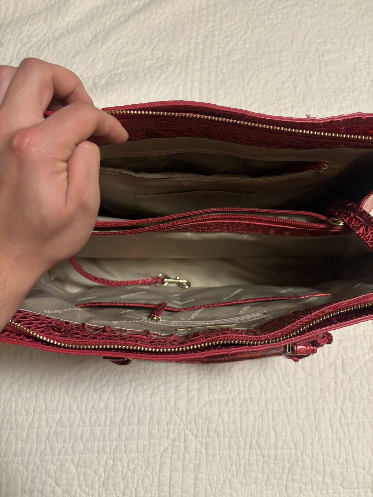 BRAHMIN Brahmin Red dragon bag Size ONE SIZE - 6 Thumbnail