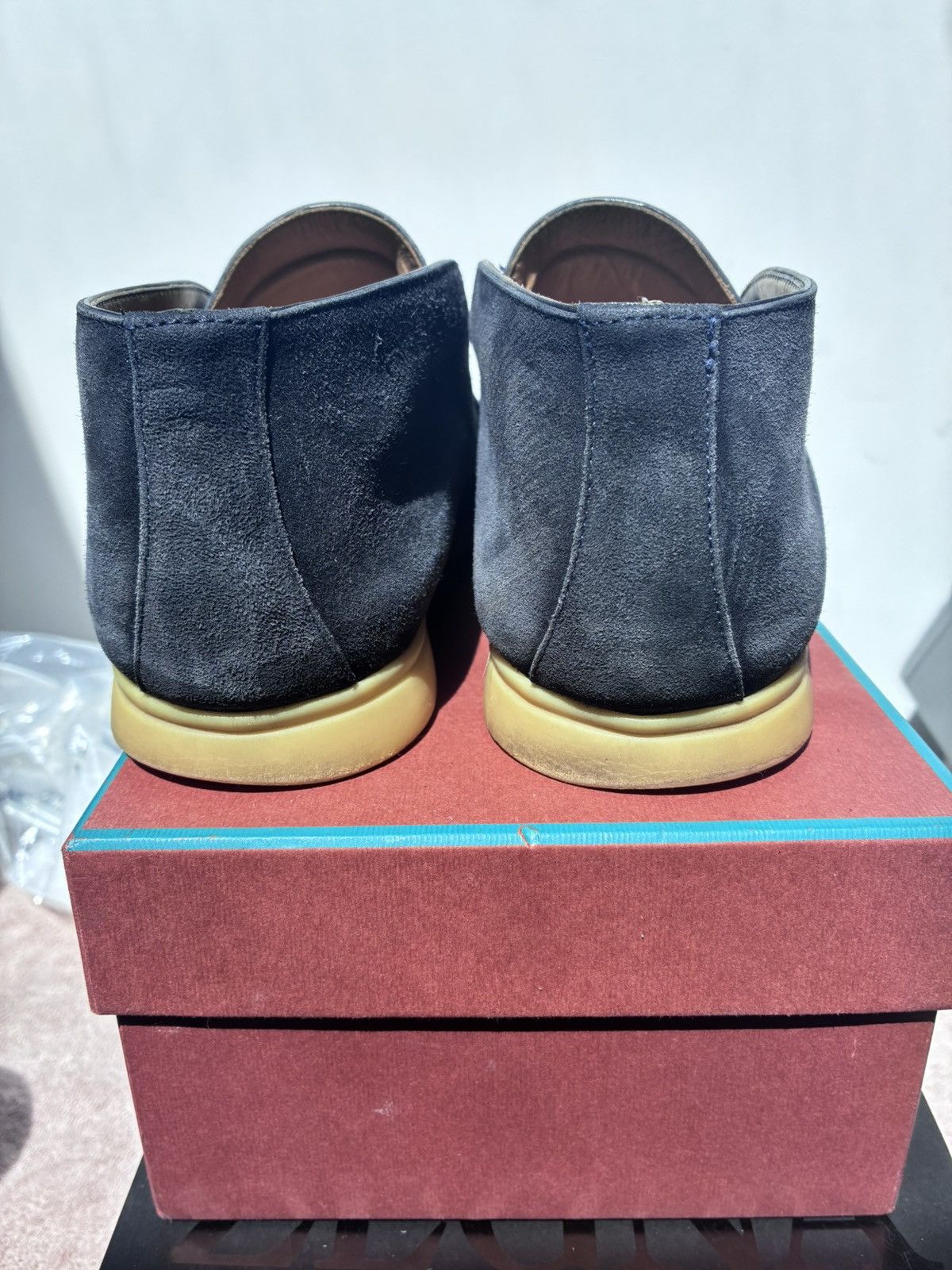 Loro Piana Loro piana navy open walk uk 6.5 eu 40.5 Size US 7.5 / EU 40-41 - 4 Thumbnail