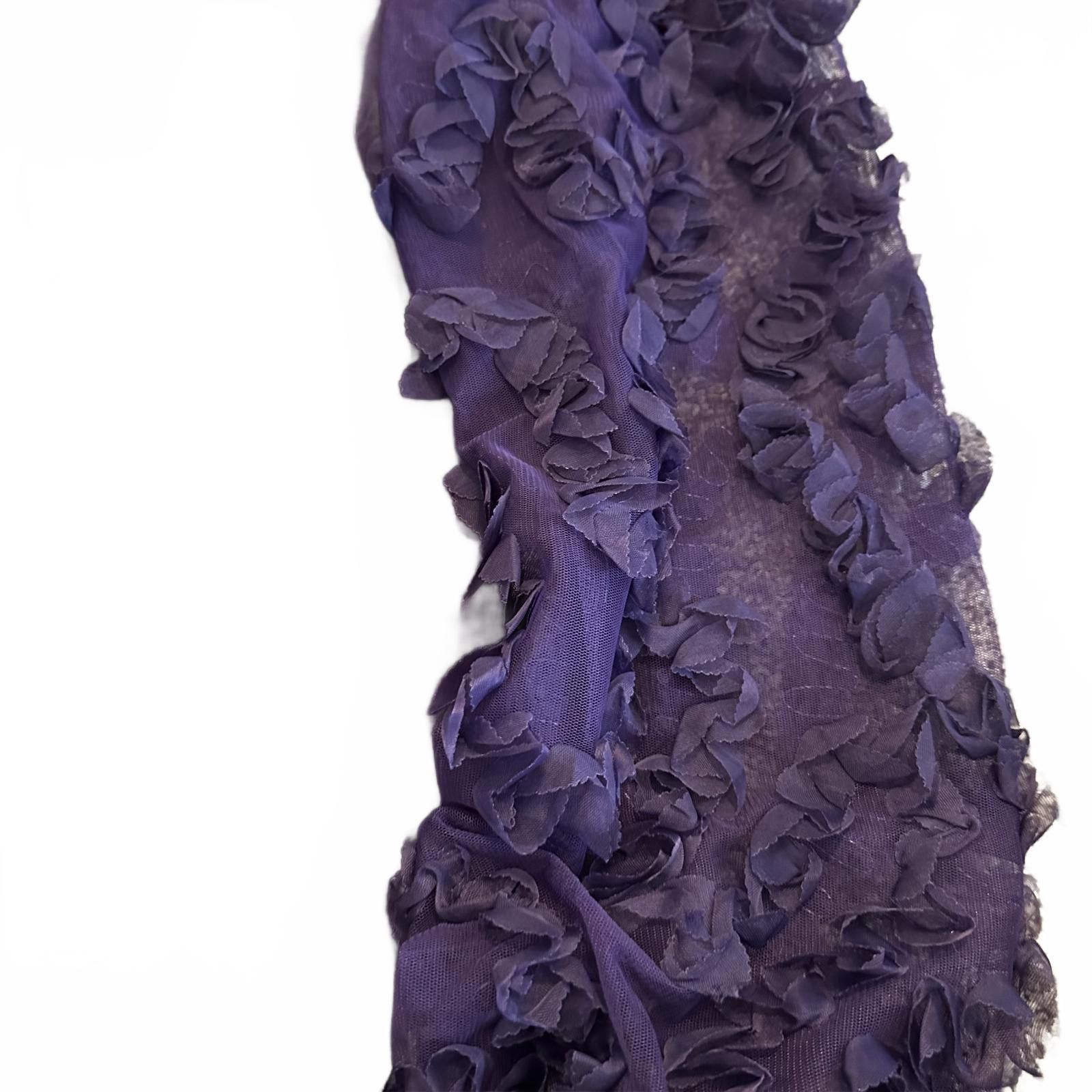 Andrew Marc Andrew Marc Purple Ruffle Top - Stylish and Chic Size S / US 4 / IT 40 - 2 Thumbnail