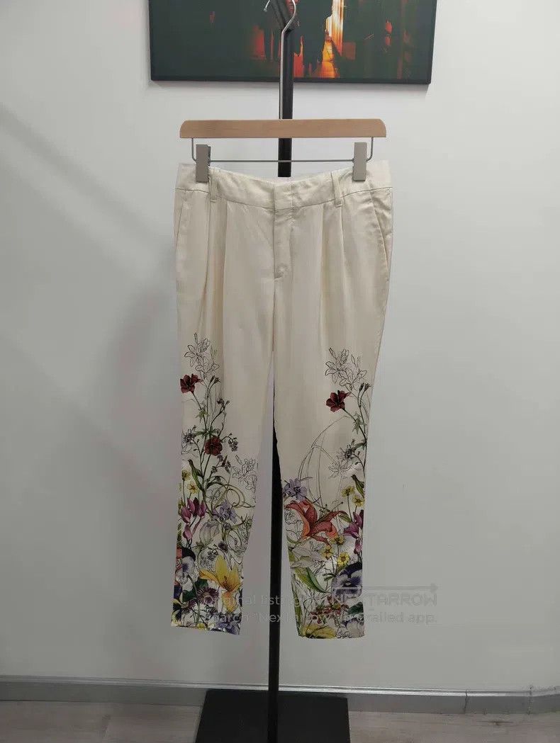 Gucci Gucci Floral-printed trousers Size 25" / US 0 / IT 36 - 1 Thumbnail