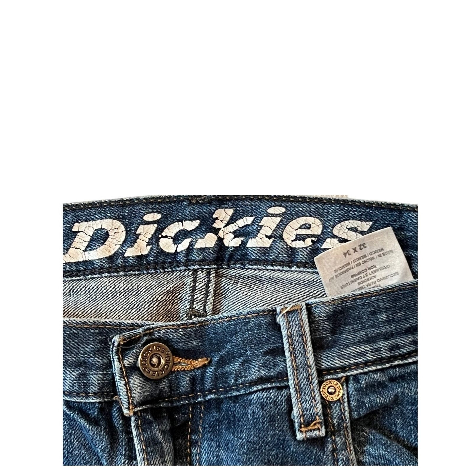 Dickies Dickies Blue Straight Jeans Mens 32x34 Size US 34 / EU 50 - 4 Thumbnail