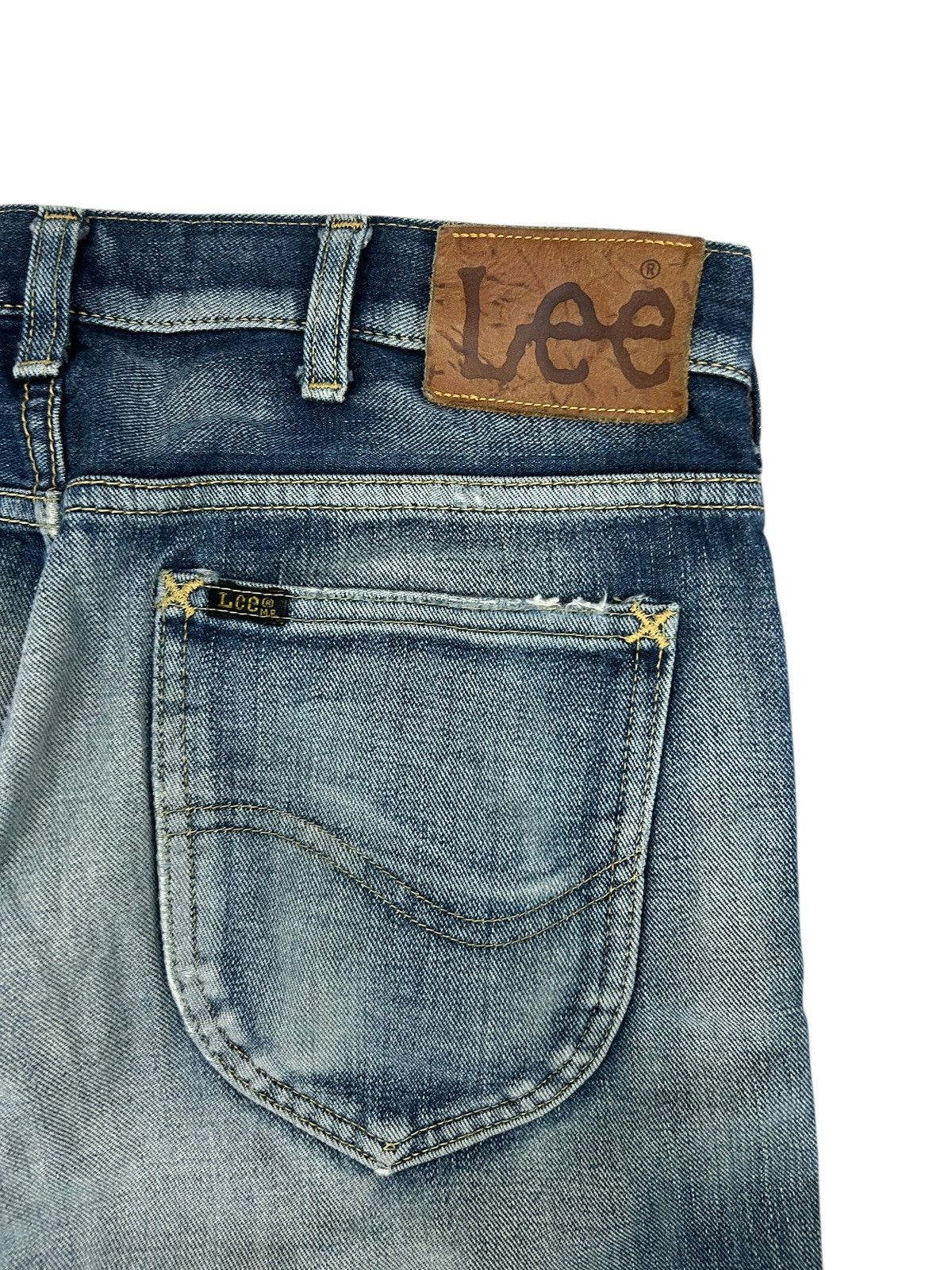 Tornado Mart Flare Lee Rider Jean Mud Washed Distressed Dystopian Design Size US 32 / EU 48 - 13 Thumbnail