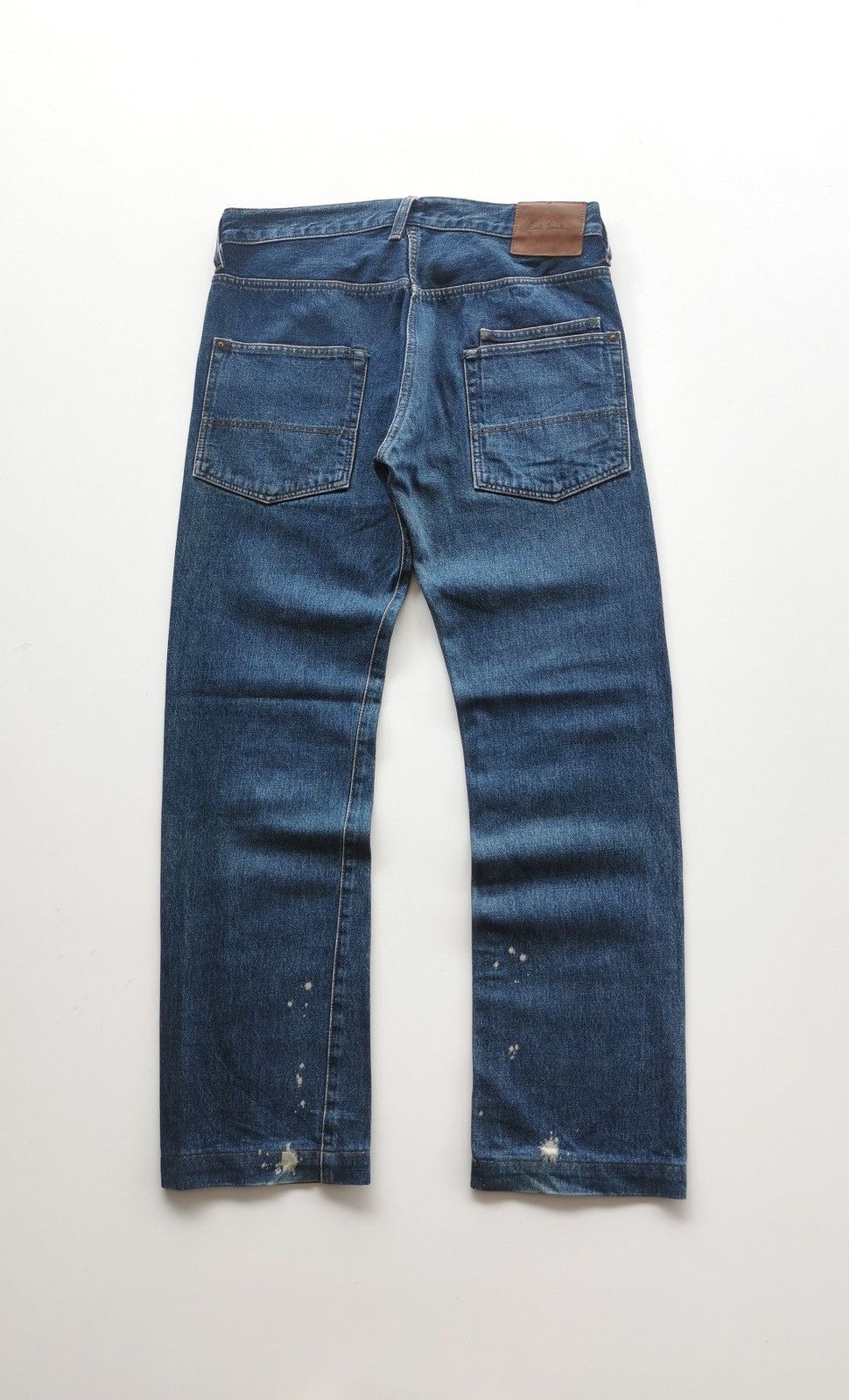 Japanese Brand Paul Smith Selvedge Painted Denim Jeans Size 34'' Size US 34 / EU 50 - 8 Thumbnail