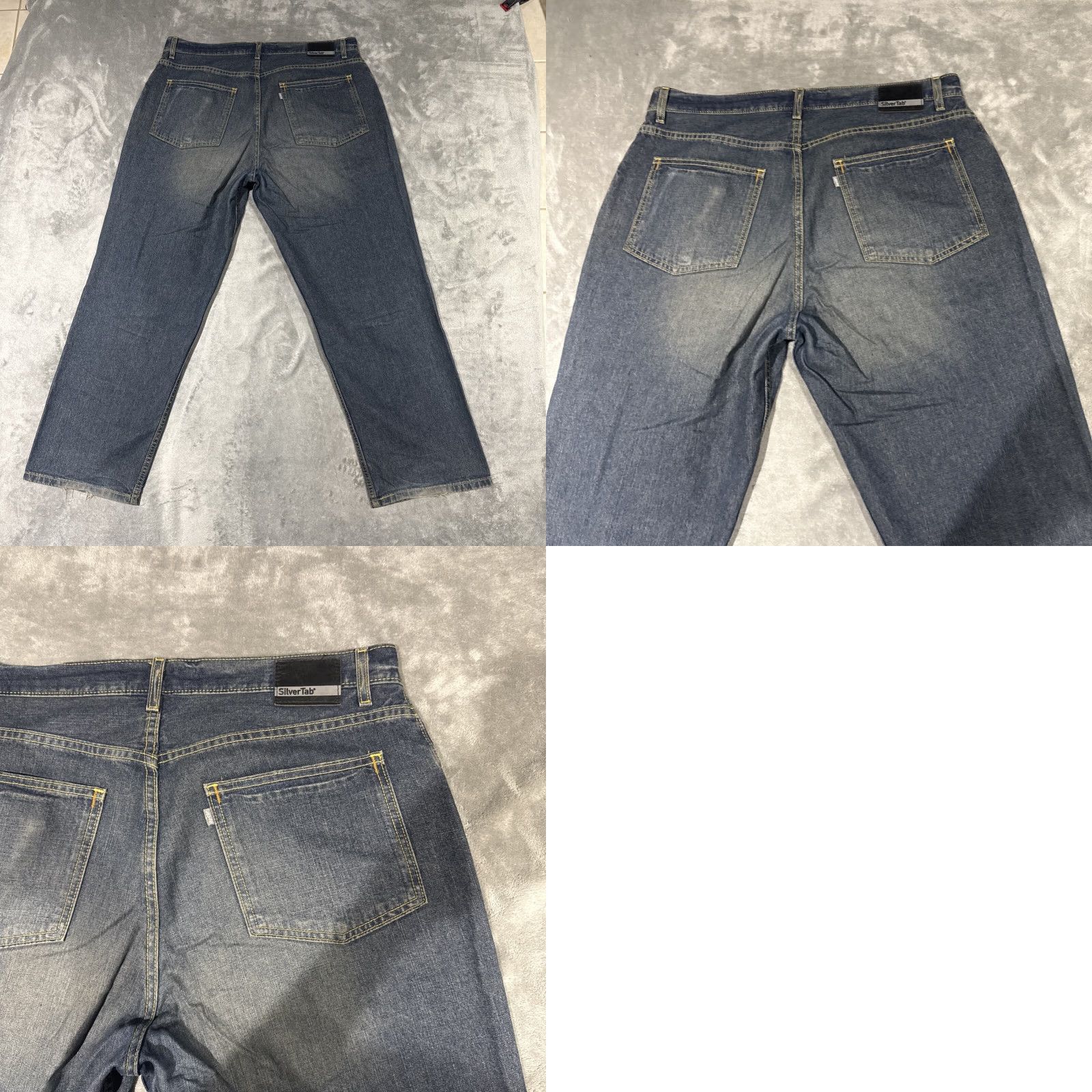 Levi's VINTAGE Levi's Silvertab Jeans Men 36x30 Baggy Wide-Leg Denim Jeans Modern 90s Cyber Mens Size US 36 / EU 52 - 8 Thumbnail