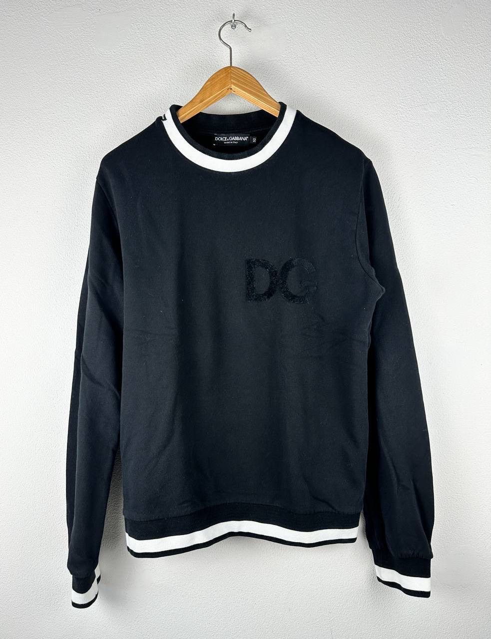 Dolce & Gabbana Dolce Gabbana Black Sweatshirt, Size 52/L Size US L / EU 52-54 / 3 - 1 Thumbnail