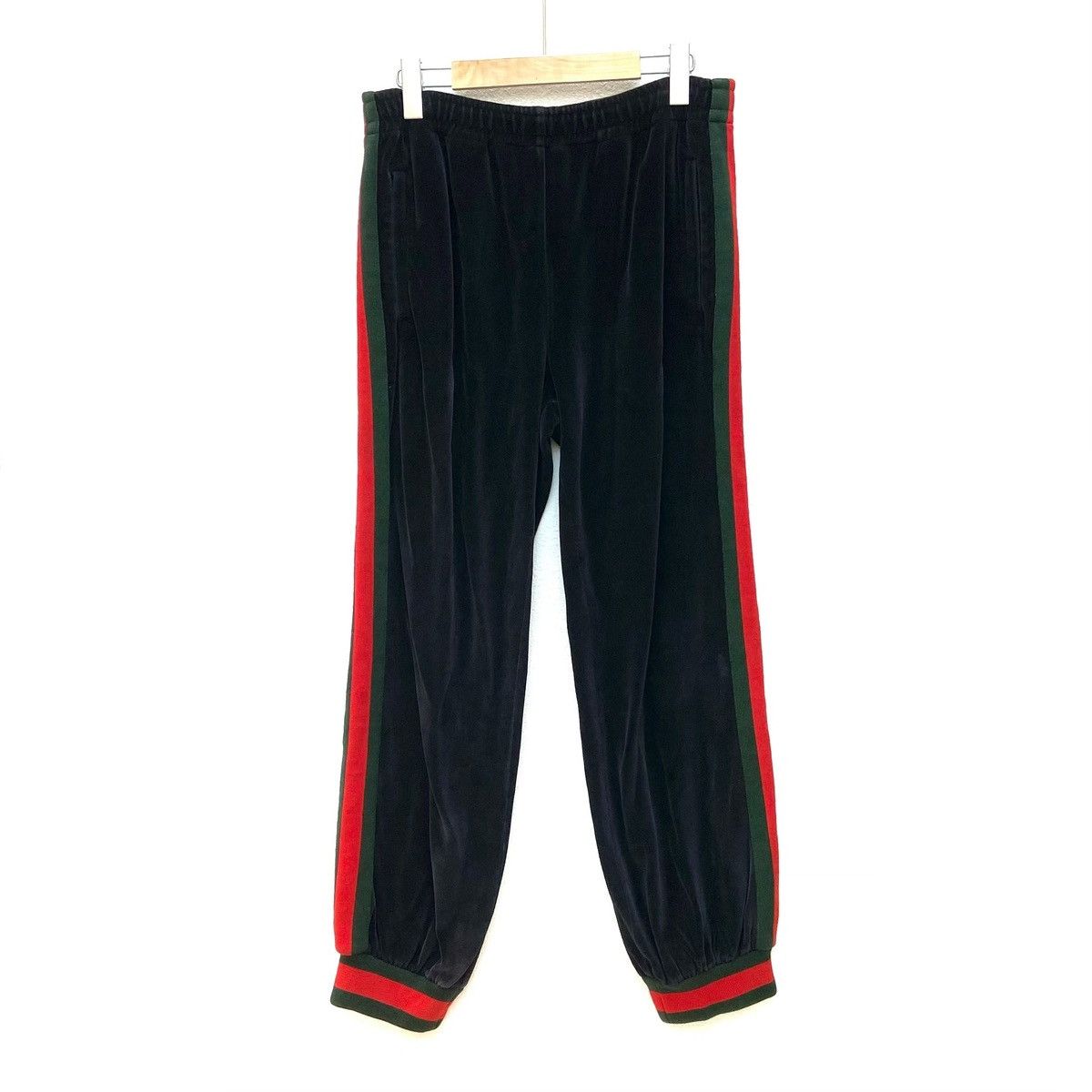 Gucci Gucci x Dapper Dan velour track sweatpants Size US 30 / EU 46 - 1 Thumbnail