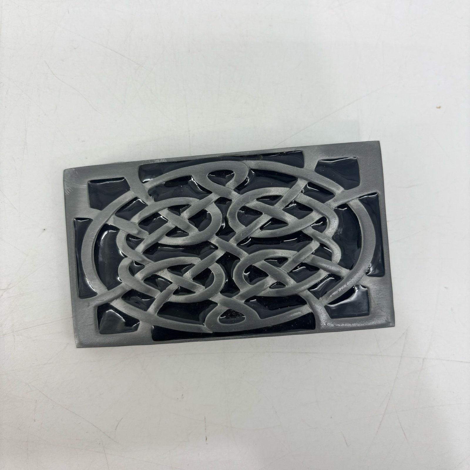 Vintage Celtic Knot Infinity Belt Buckle Great American Pewter Size ONE SIZE - 1 Thumbnail