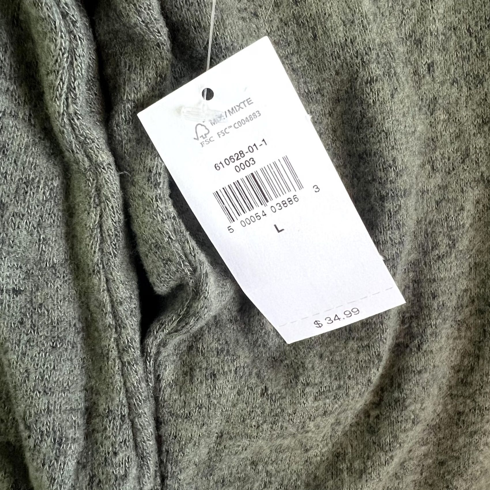 Old Navy Old Navy Sweater Dress Womens L Green Long Sleeve Crew Neck Casual Shirt? Size L / US 10 / IT 46 - 4 Thumbnail