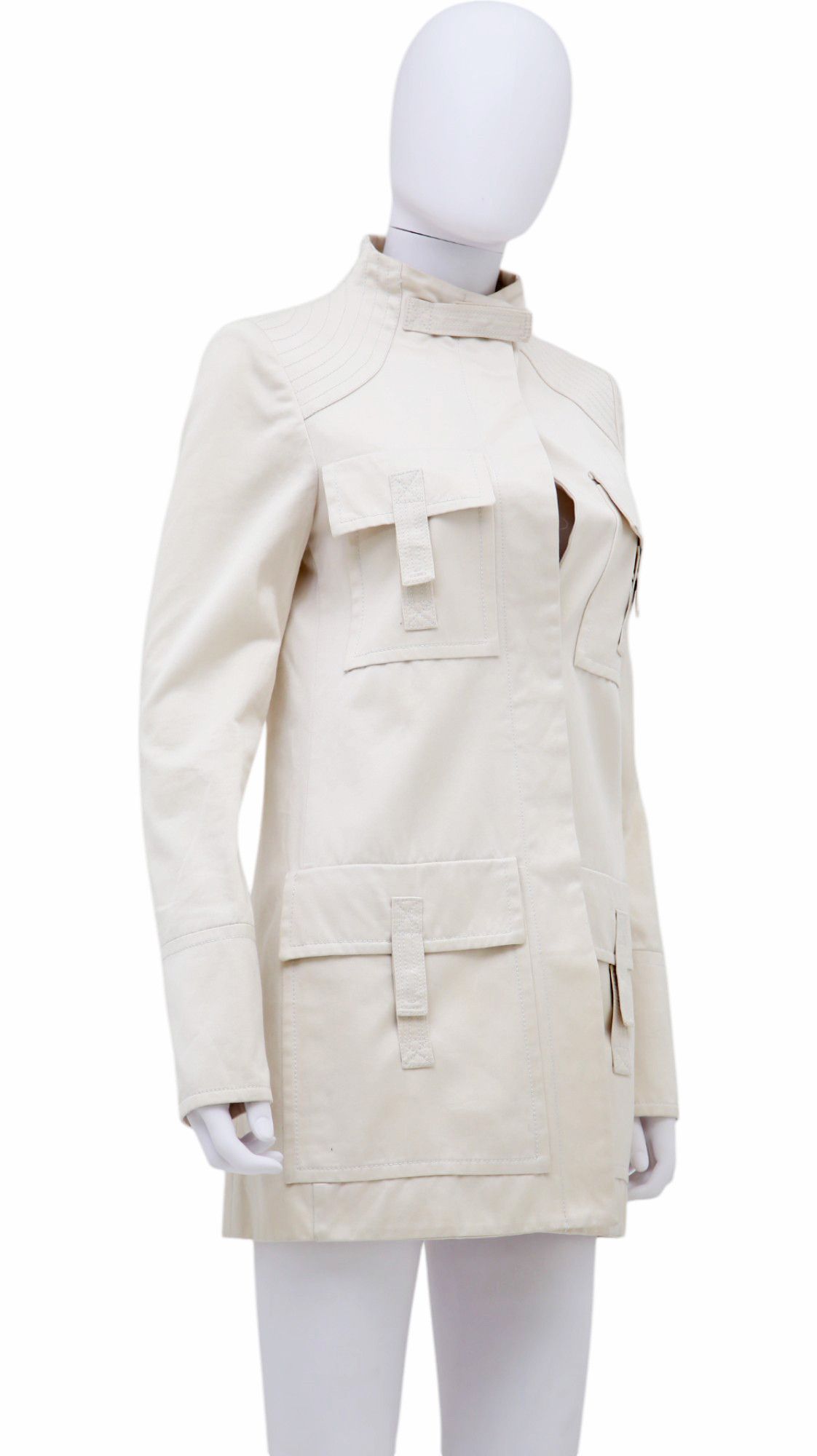 Gucci SS03 Multipocket White Coat Size S / US 4 / IT 40 - 5 Thumbnail
