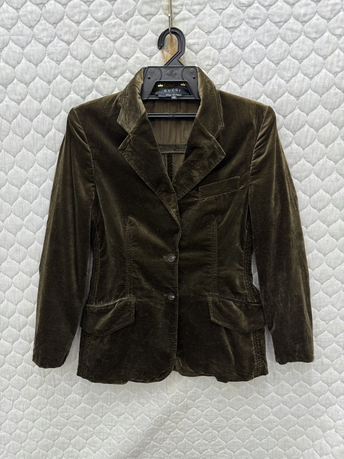 Gucci 🔥🔥🔥ARCHIVE GUCCI VELOUR JACKET Size M / US 6-8 / IT 42-44 - 1 Thumbnail