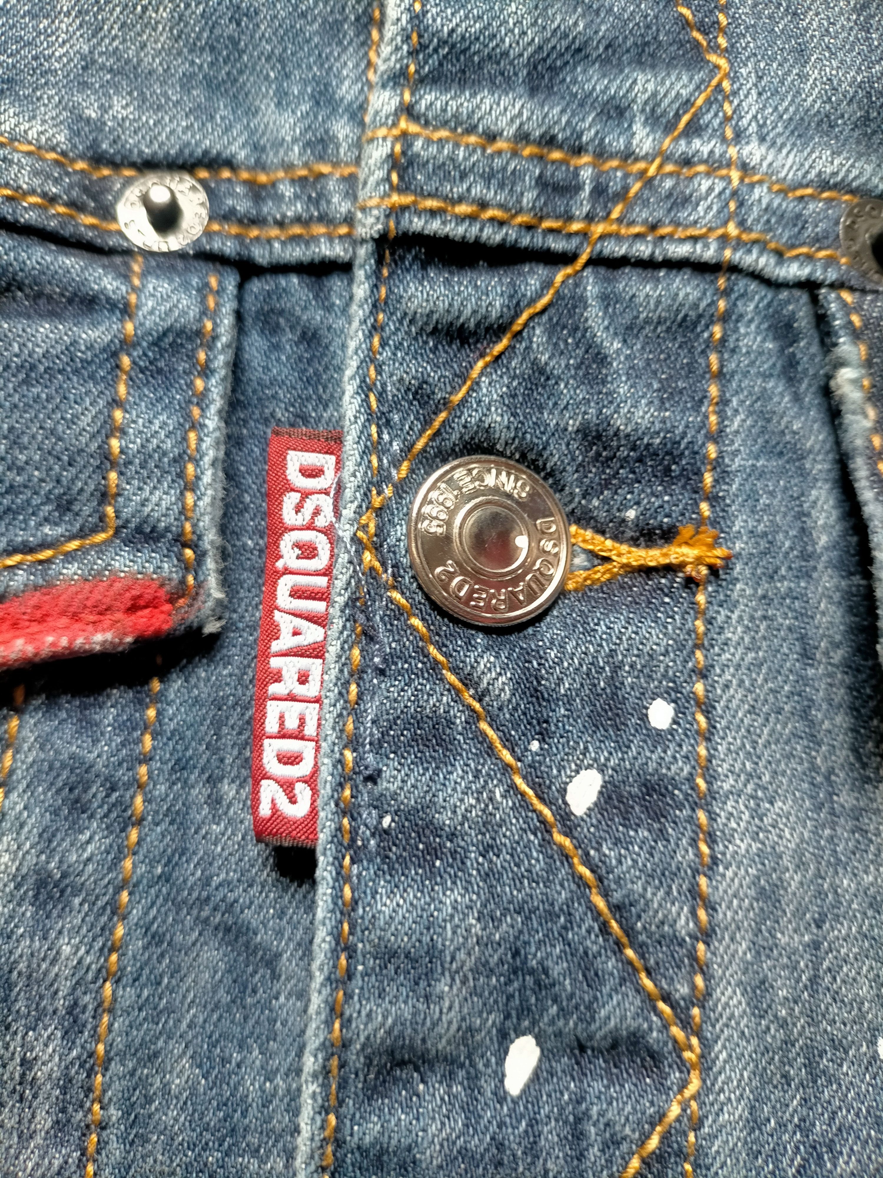 Dsquared2 Dsquared2 Denim Patch work Splater Jaket Jeans Size US M / EU 48-50 / 2 - 13 Thumbnail
