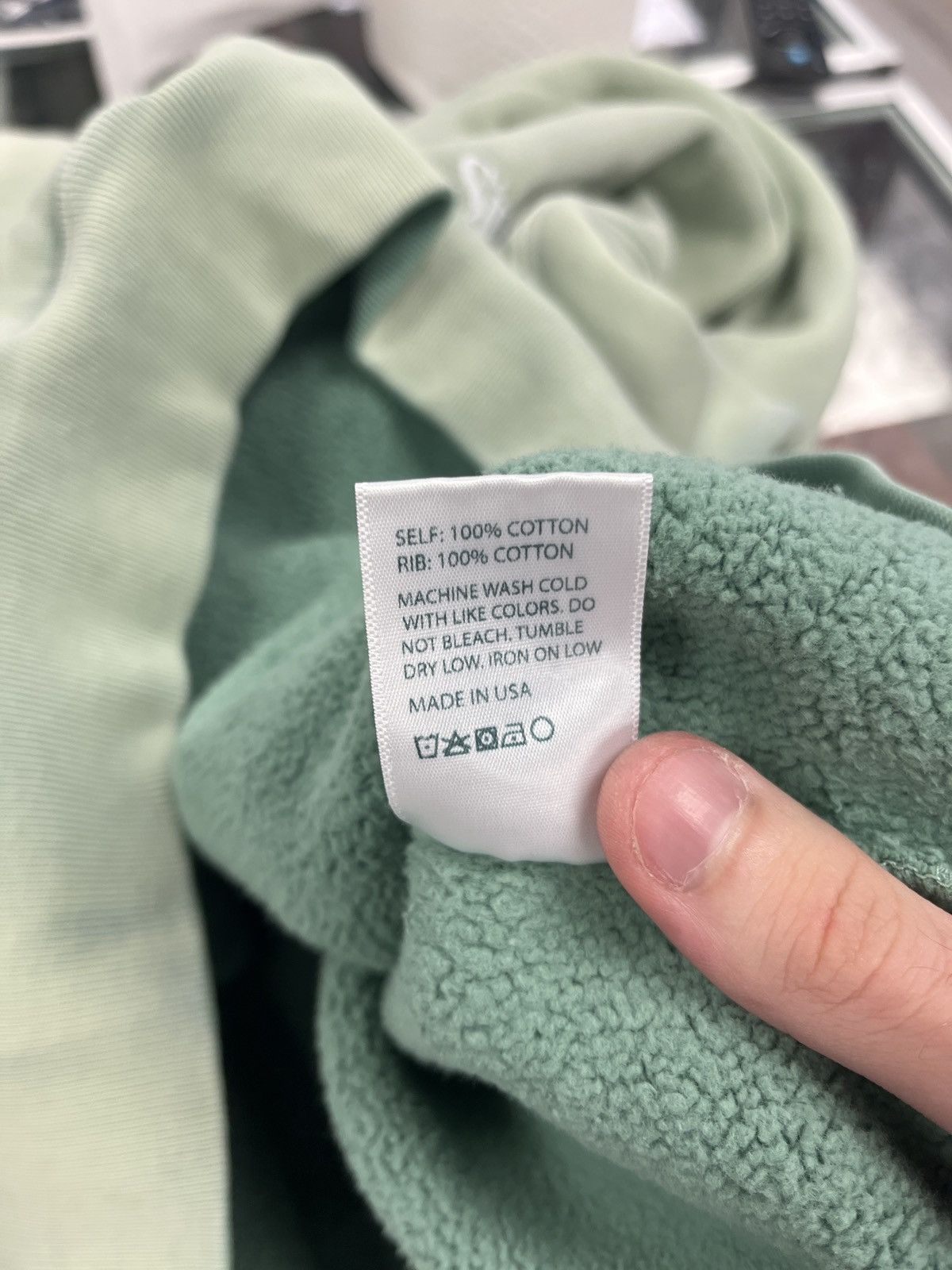 Sinclair Global Sinclair Global Faded Essential Hoodie Green S Size US S / EU 44-46 / 1 - 6 Thumbnail