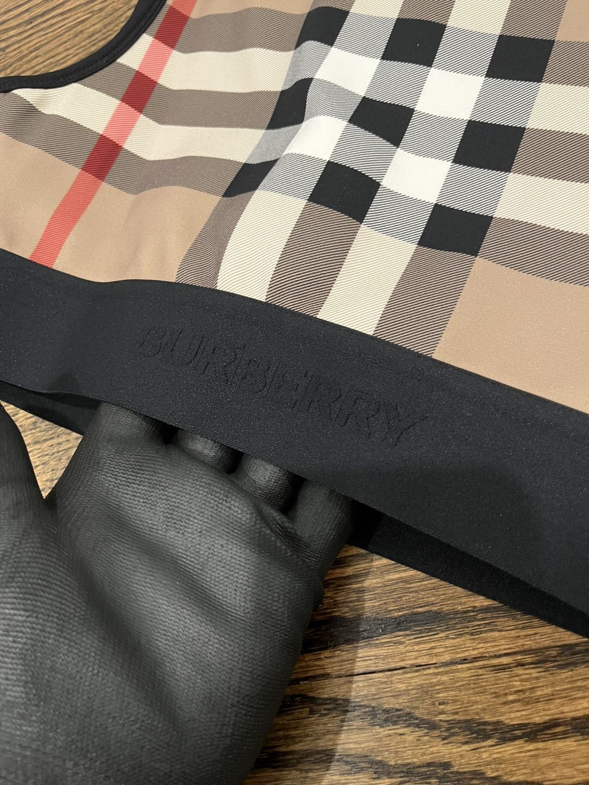 Burberry Burberry Check Stretch Jersey Bra Top Size XS / US 0-2 / IT 36-38 - 8 Thumbnail