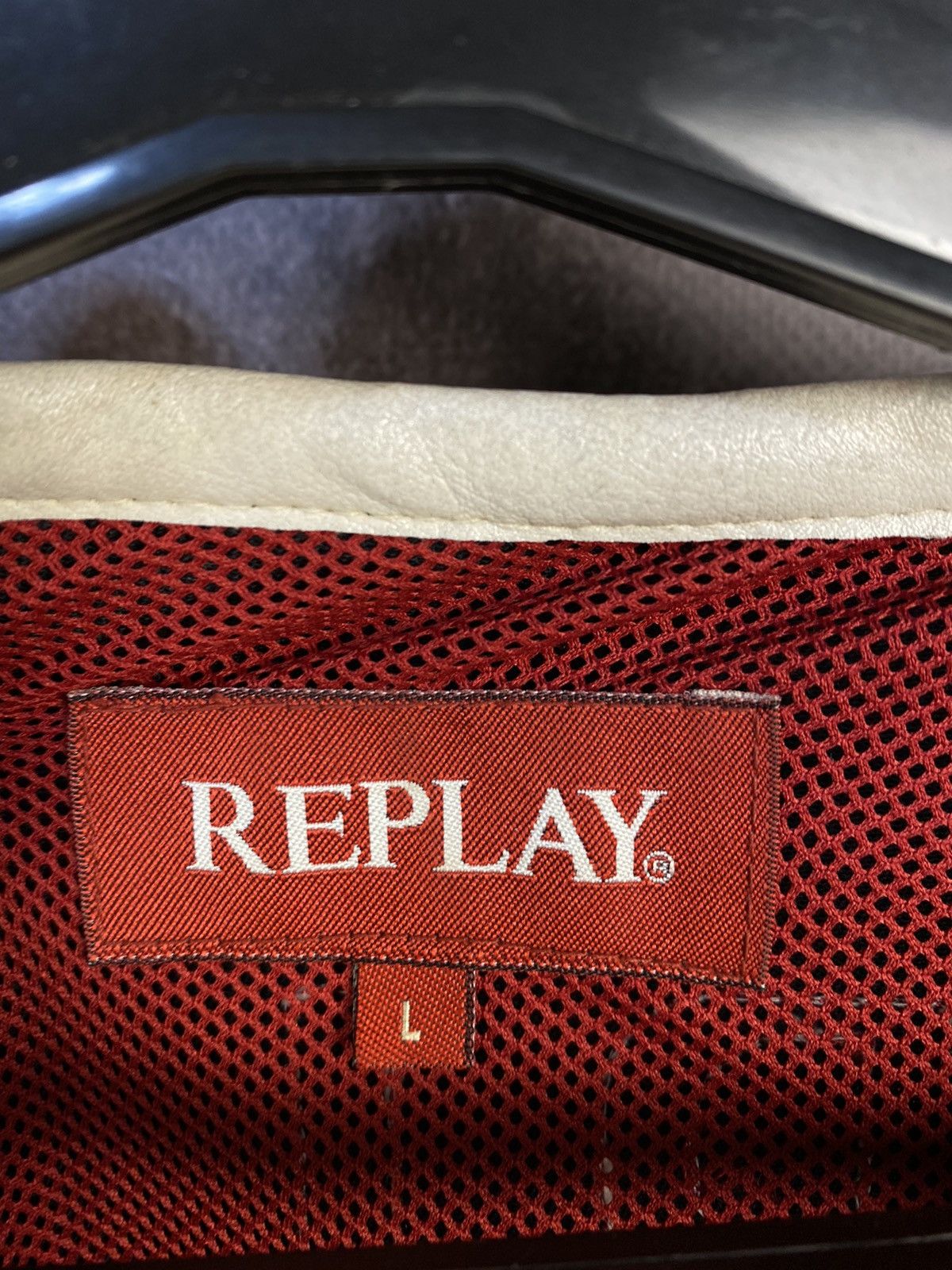 Replay Vintage Y2K Light Leather jacket Replay Hype rare Size US L / EU 52-54 / 3 - 7 Thumbnail