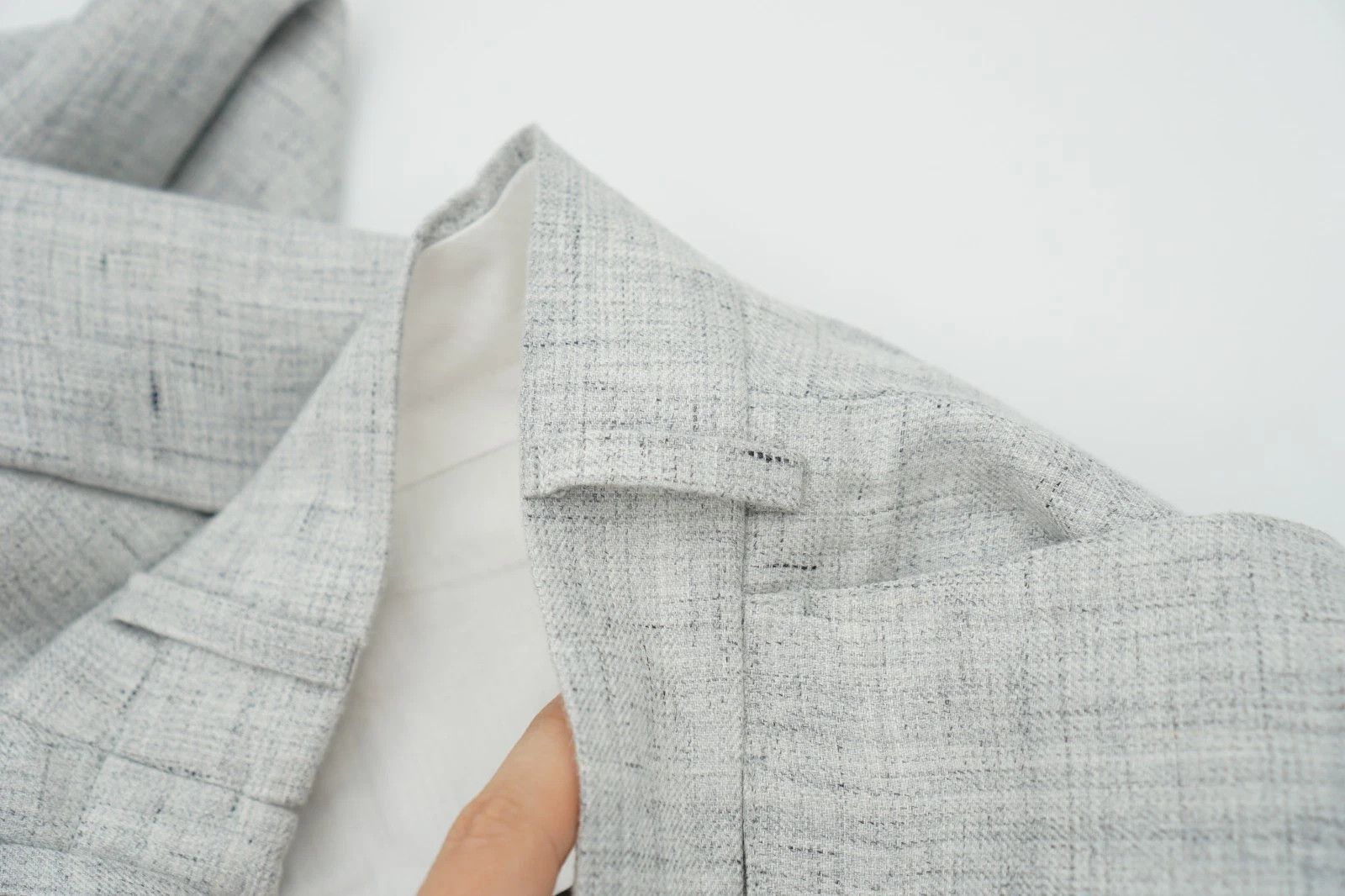 Suitsupply Men Suitsupply Pants Grey 100% Pure Linen Size UK/US38 Size 38R - 4 Thumbnail