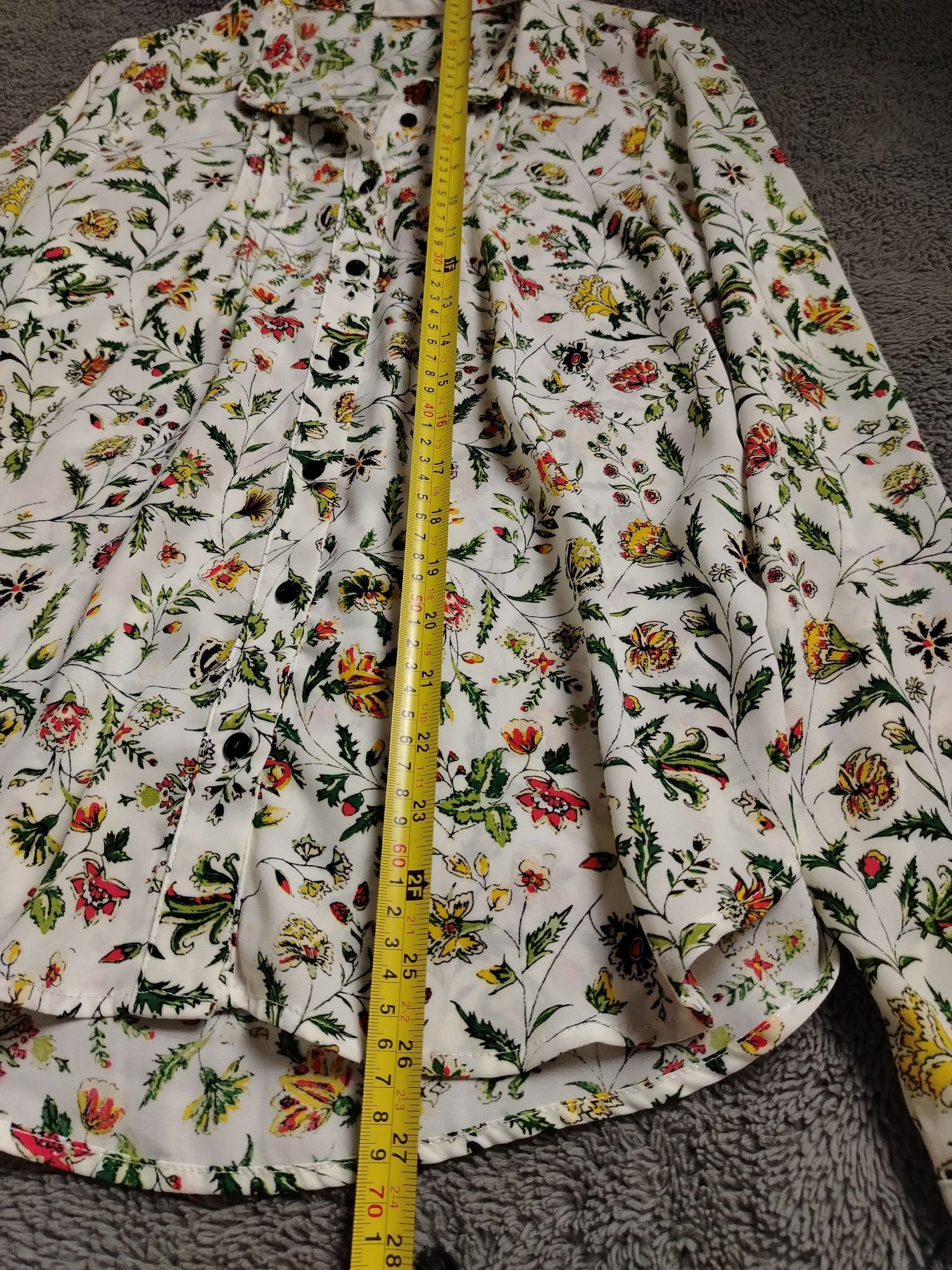 Other Pre-Loved Shirt Women's M Floral Long Sleeve Button Front Size M / US 6-8 / IT 42-44 - 8 Thumbnail