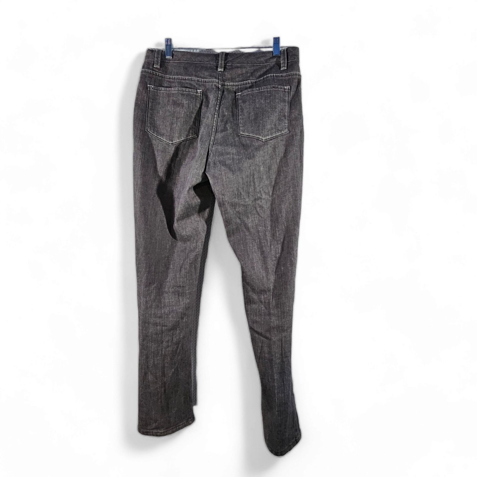 Bill Blass EUC Bill Blass High Rise Straight Jeans Sz. 10x31 Dark Gray Size 32" / US 10 / IT 46 - 3 Thumbnail