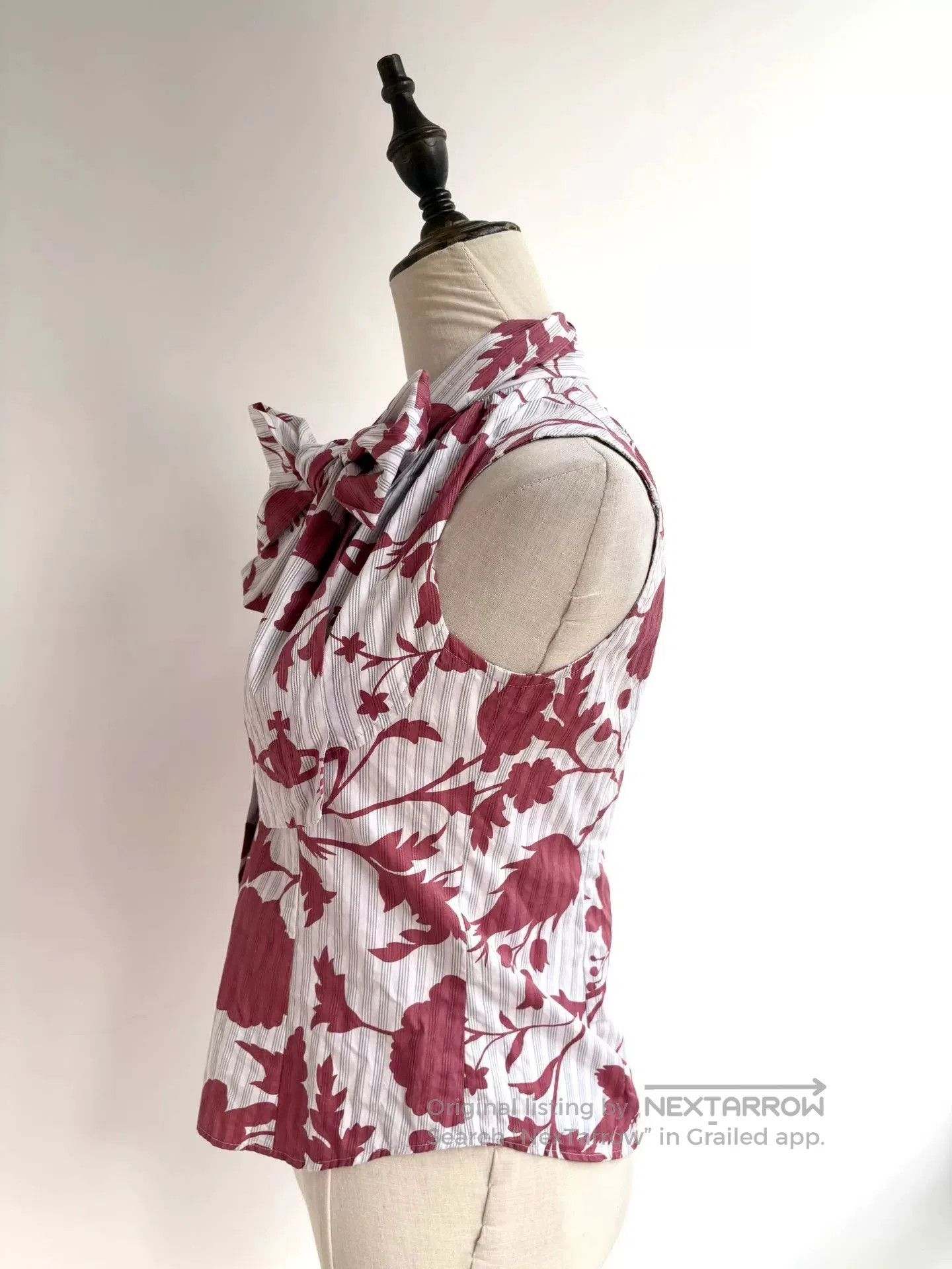 Vivienne Westwood vivienne westwood red floral bow blouse. Size XS / US 0-2 / IT 36-38 - 2 Thumbnail