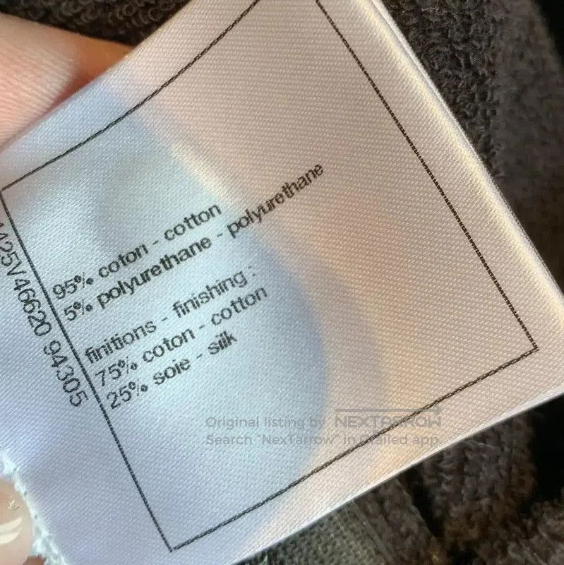 Chanel Chanel Black Cotton Summer Skirt . Size 28" / US 6 / IT 42 - 5 Thumbnail