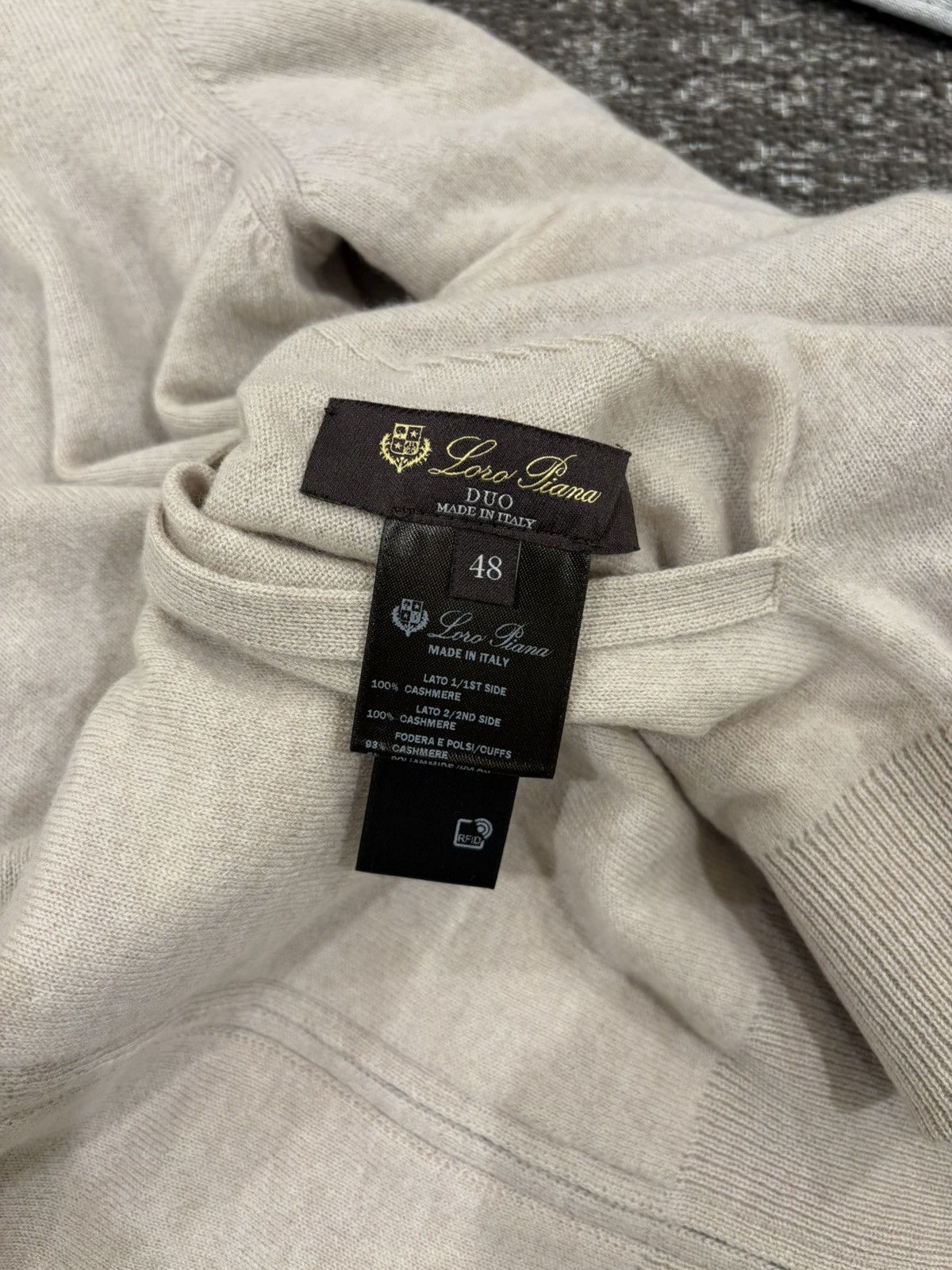 Loro Piana Loro Piana Duo Cashmere Bomber Sweater Size US M / EU 48-50 / 2 - 4 Thumbnail