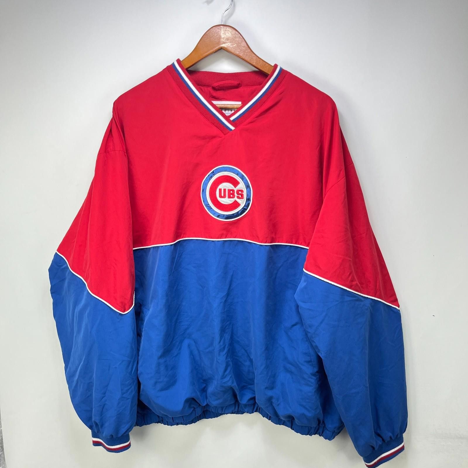 Vintage Vintage Chicago Cubs MLB Pullover Windbreaker Jacket 2XL Size ONE SIZE - 1 Thumbnail