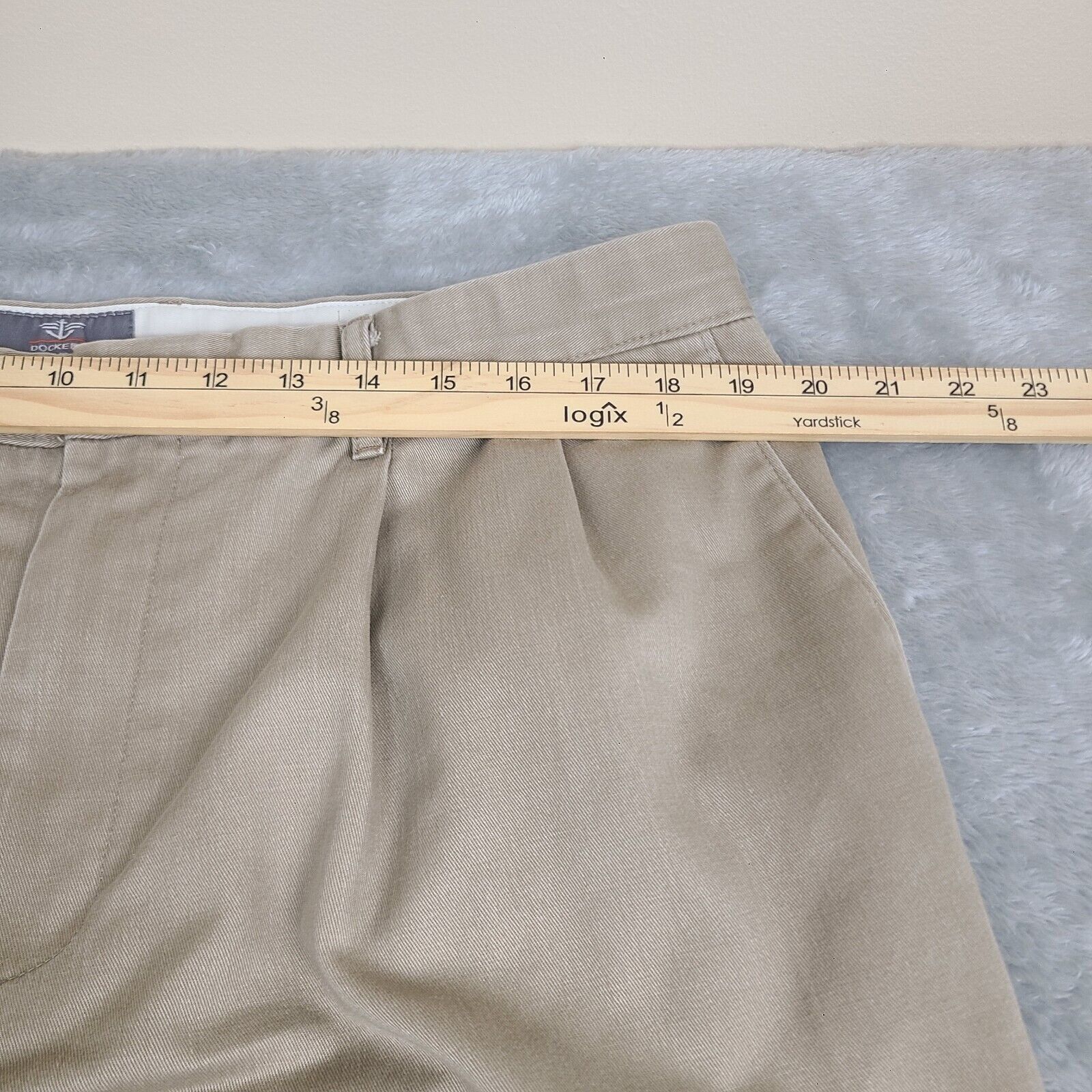 Dockers Dockers Mens Signature Khaki Classic Fit Tan Dress Pants Siz Size US 38 / EU 54 - 6 Thumbnail