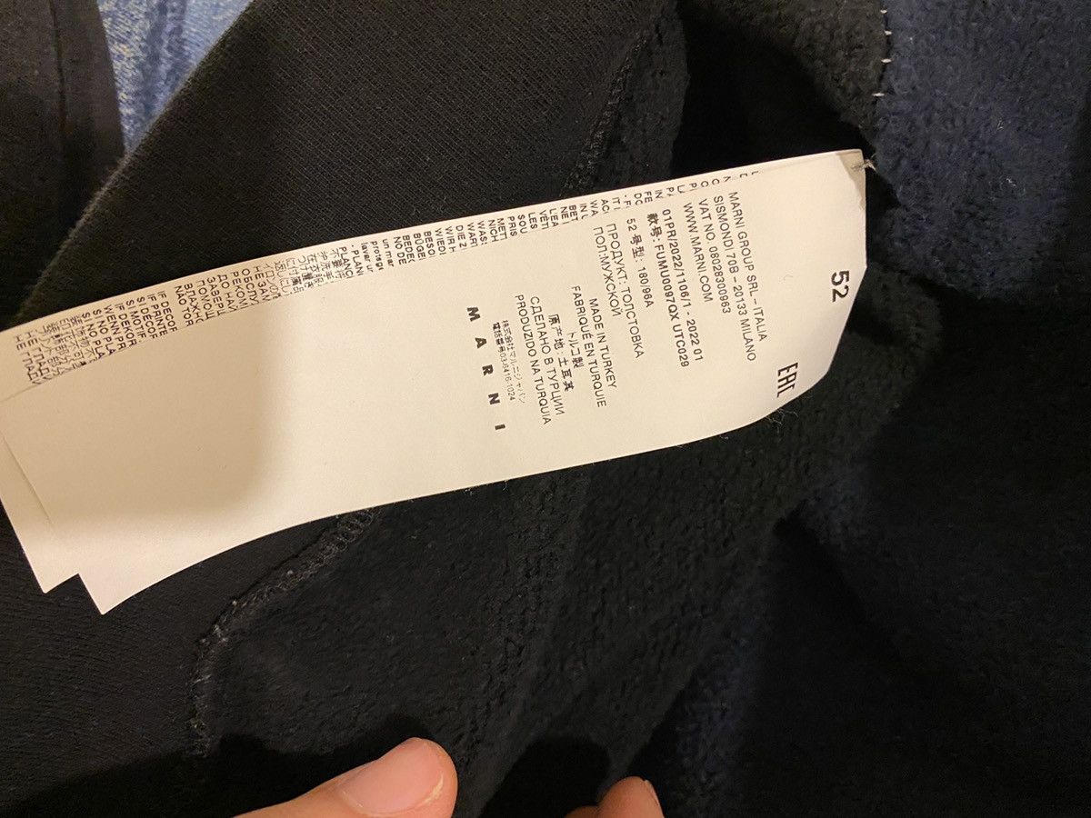 Marni Marni Contrast Stitch Hoodie XL Size US XL / EU 56 / 4 - 5 Thumbnail
