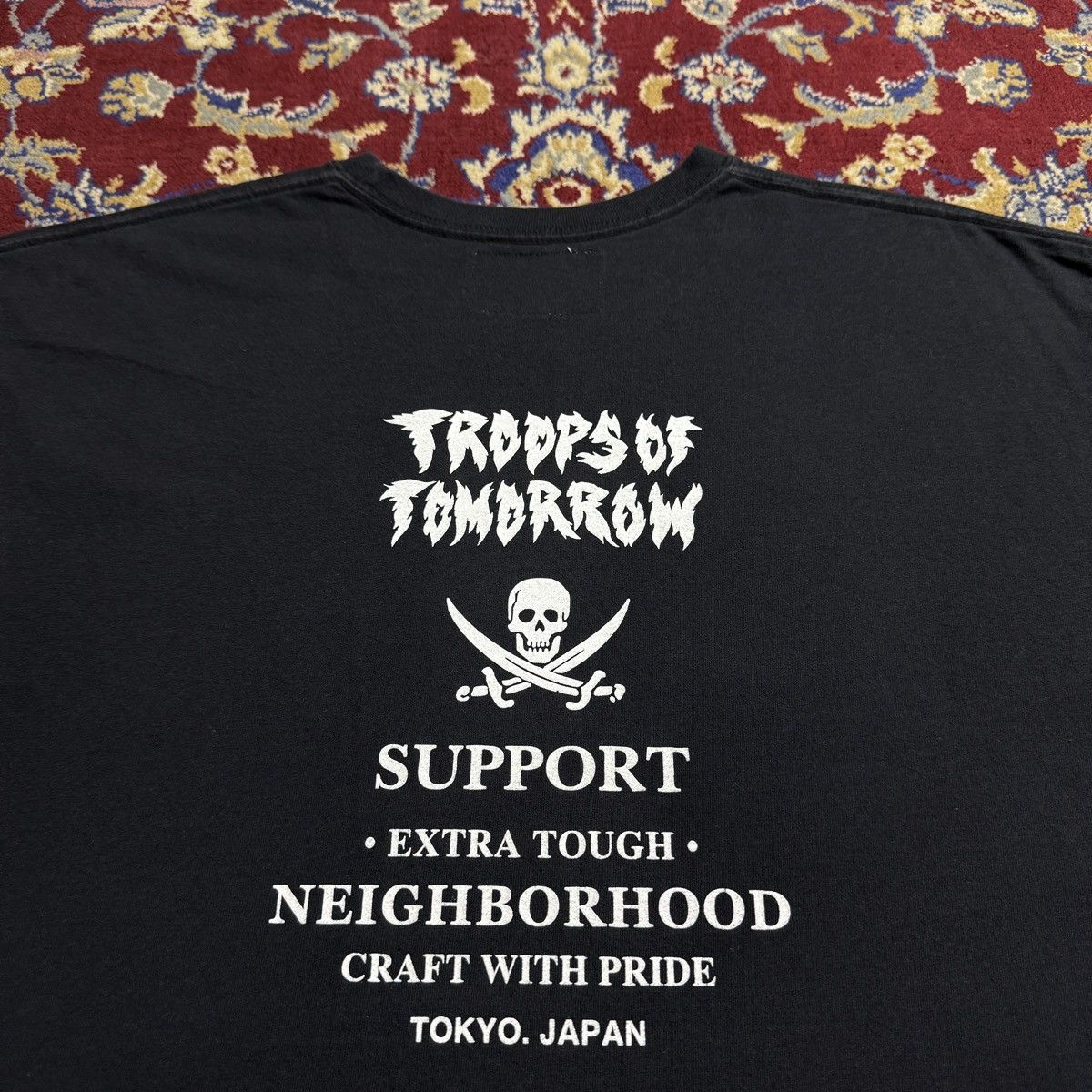 Neighborhood Neighborhood Troops of Tomorrow NBHD Tee y2k Japanese brand Size US L / EU 52-54 / 3 - 1 Thumbnail