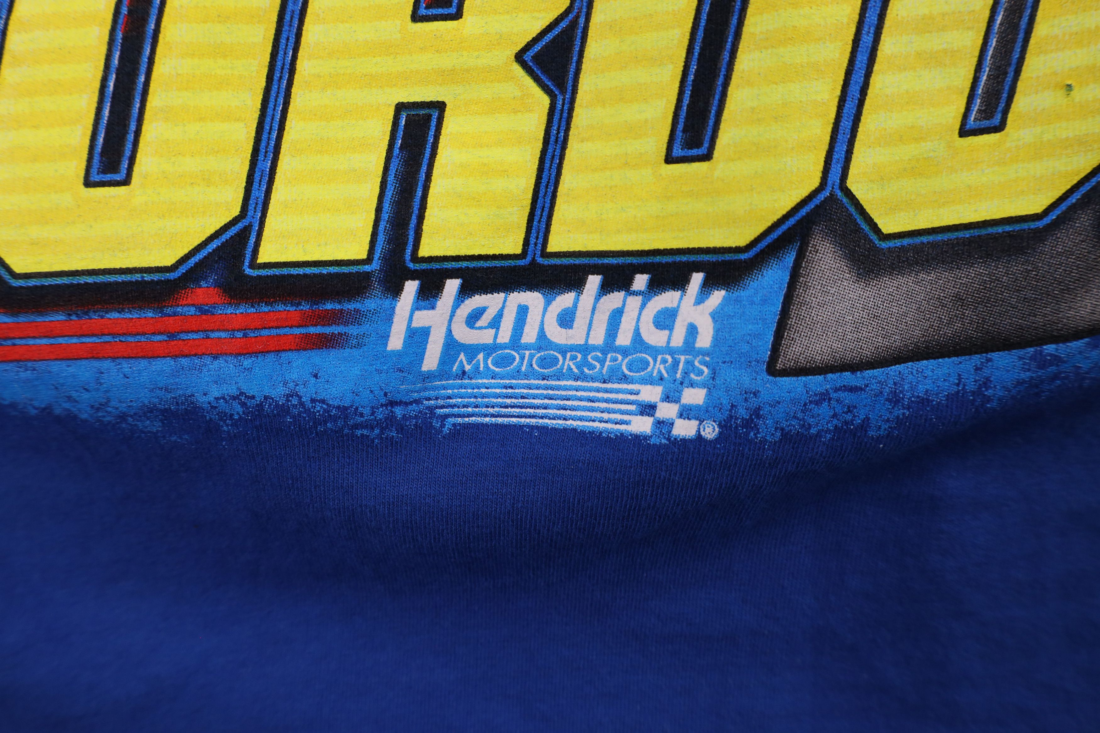 Vintage Retro NASCAR Jeff Gordon Racing Short Sleeve T-Shirt Blue Size US XXL / EU 58 / 5 - 7 Thumbnail