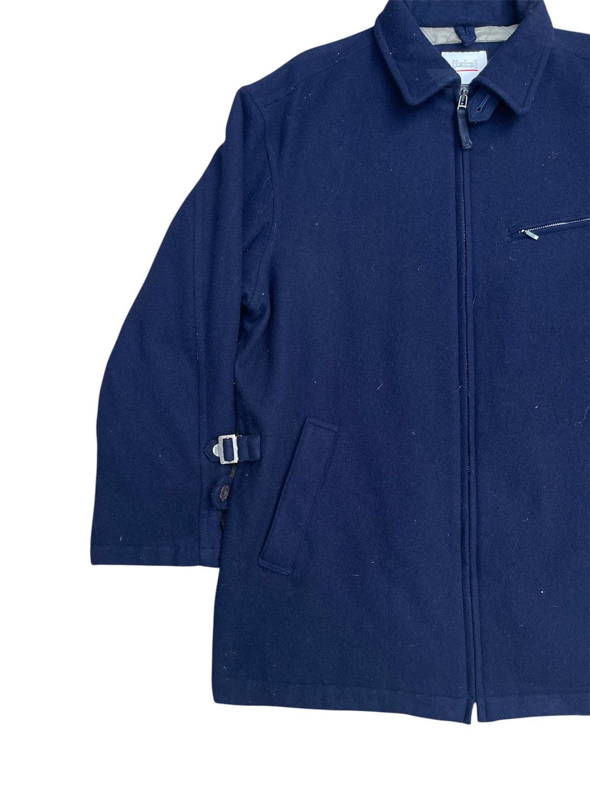 Issey Miyake × Japanese Brand × Vintage Japanese Ixi:z Wool Zip Up Jacket Size US L / EU 52-54 / 3 - 5 Thumbnail